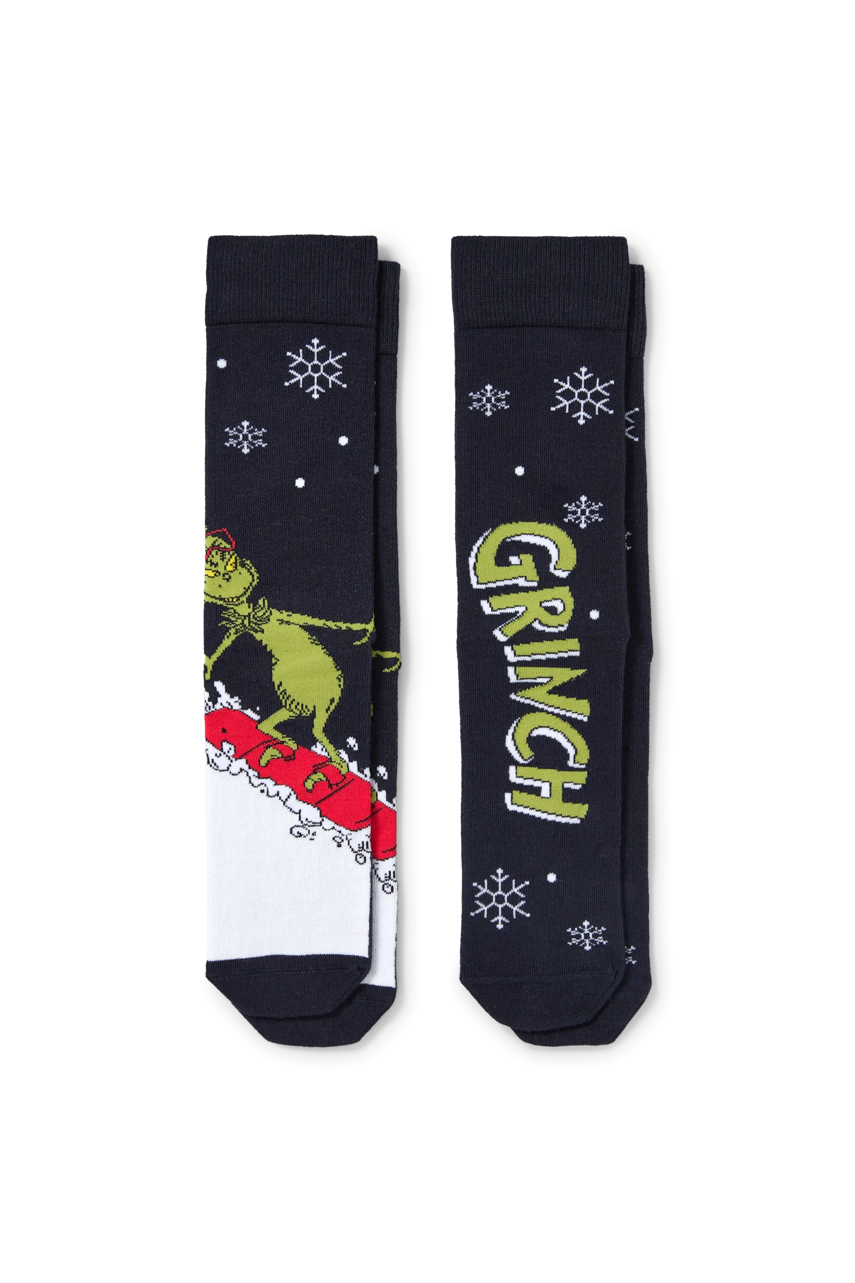 Multipack of 2 - Christmas socks with motif - The Grinch