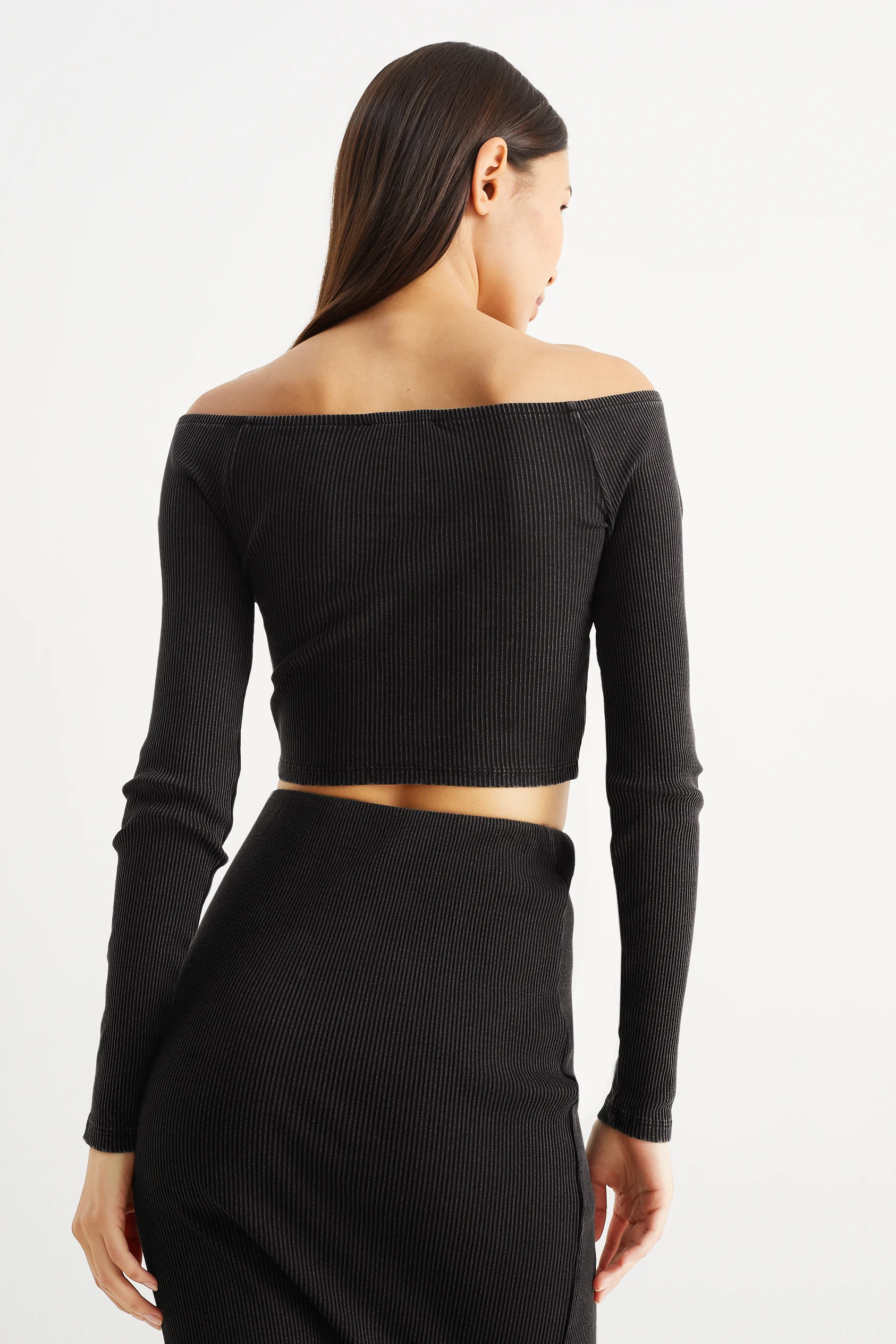 CLOCKHOUSE - cropped long sleeve top