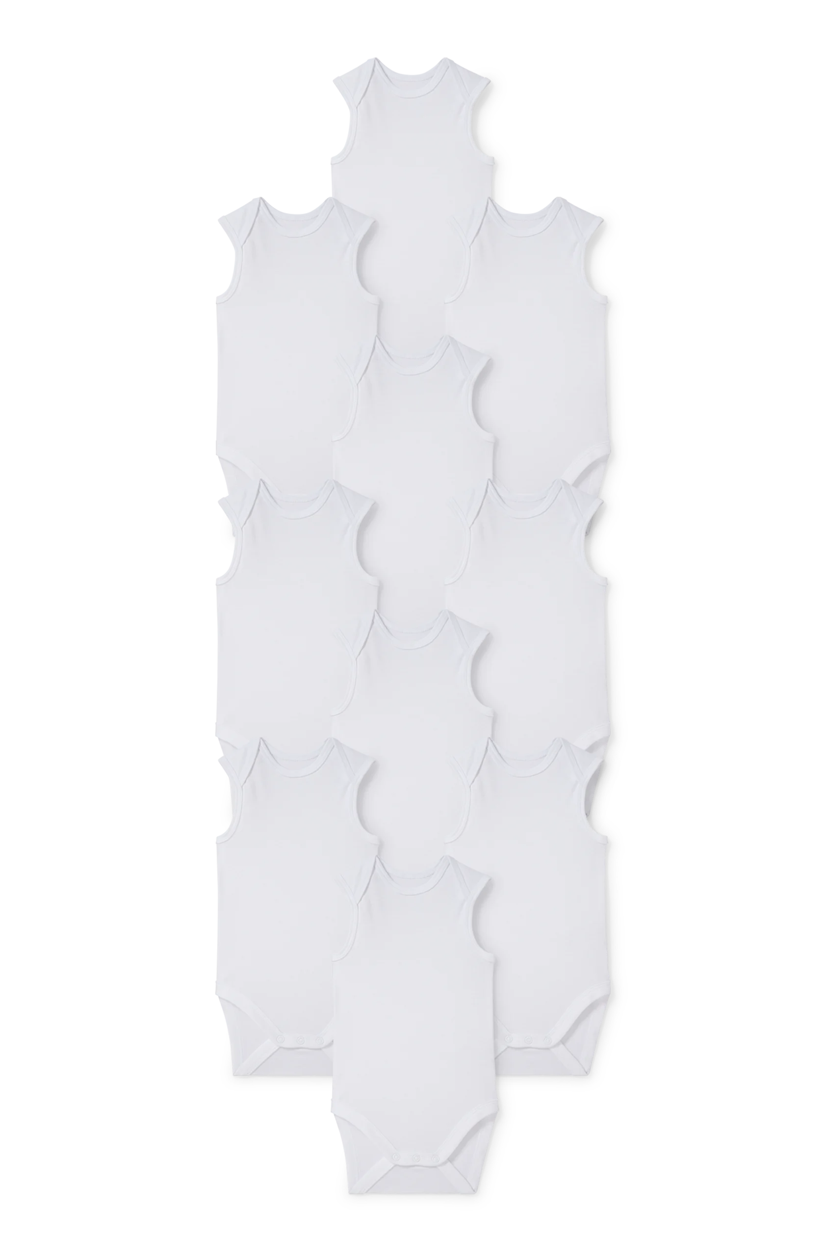 Multipack of 10 - baby bodysuit