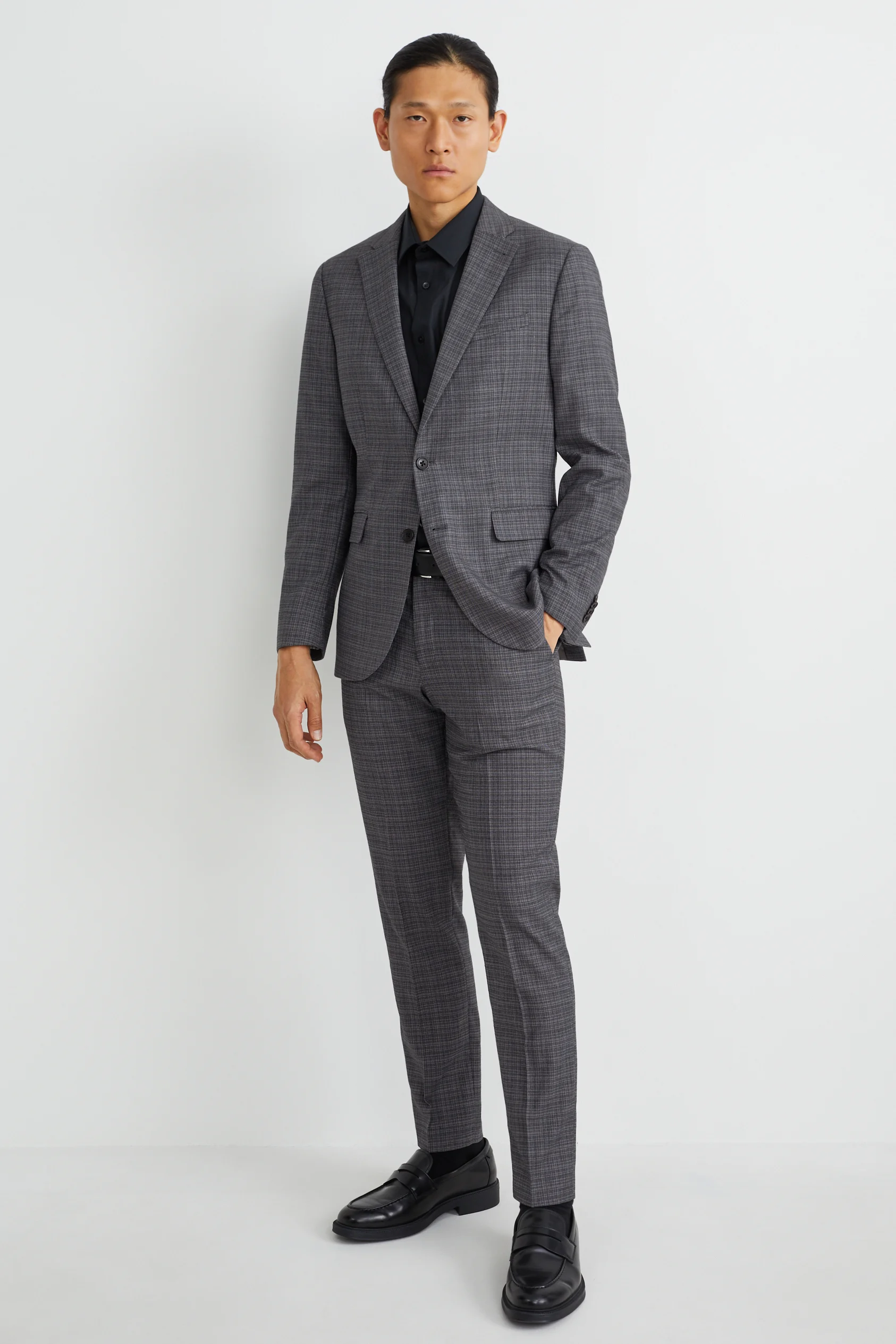 Mix-and-match suit trousers - slim fit - LYCRA? - check