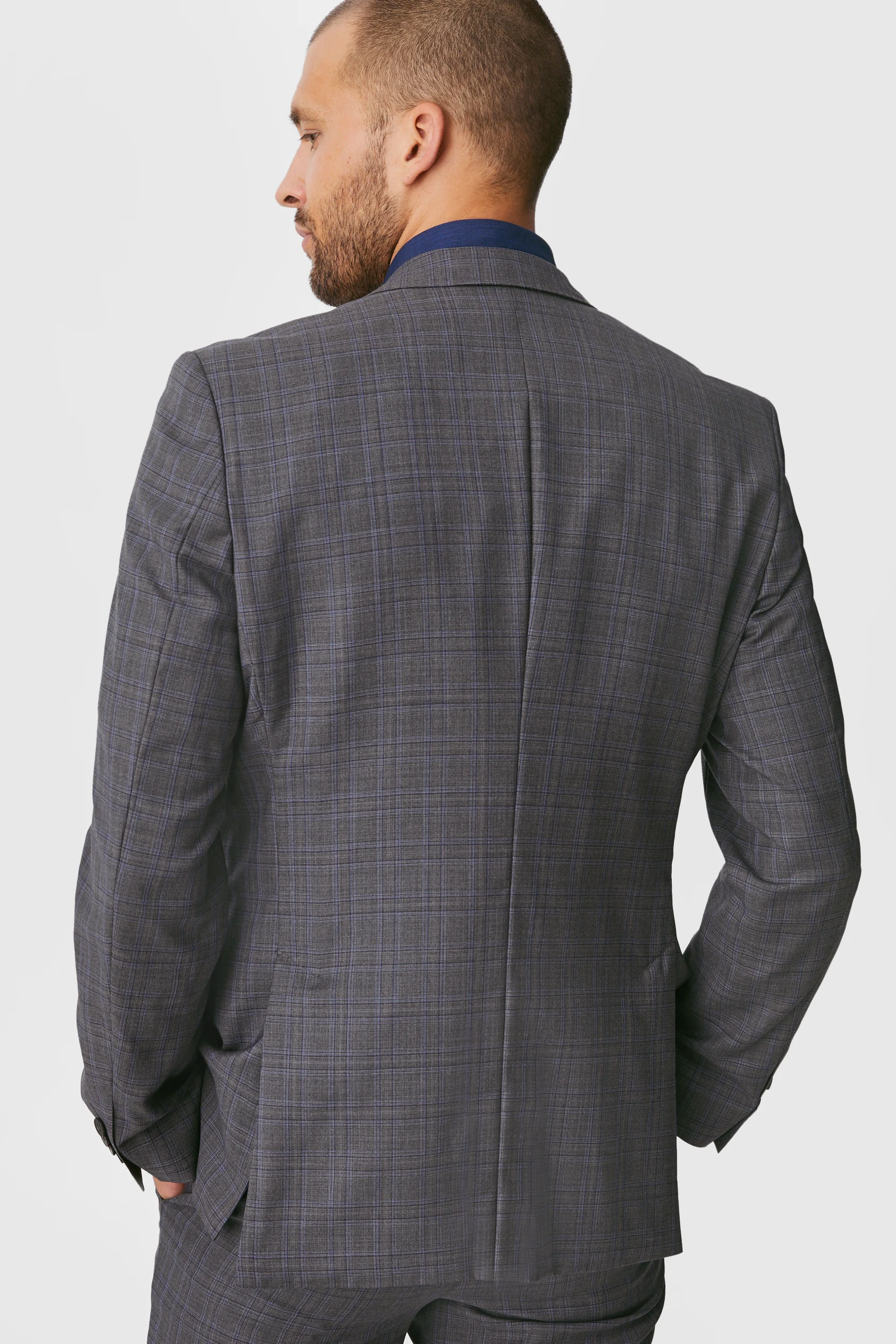 Mix-and-match suit jacket - regular fit - Italian yarn - check