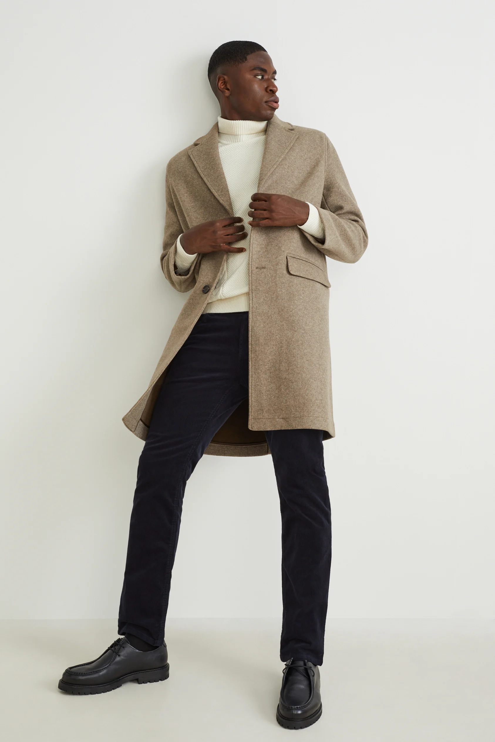 Corduroy trousers - regular fit - LYCRA?