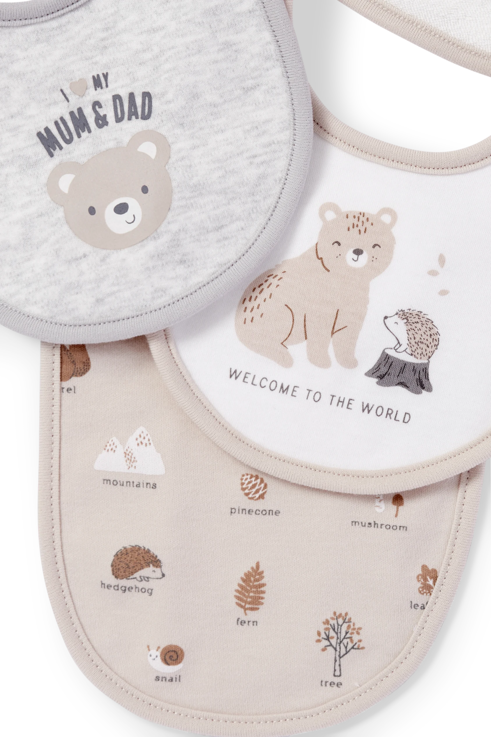 Multipack of 3 - baby bib