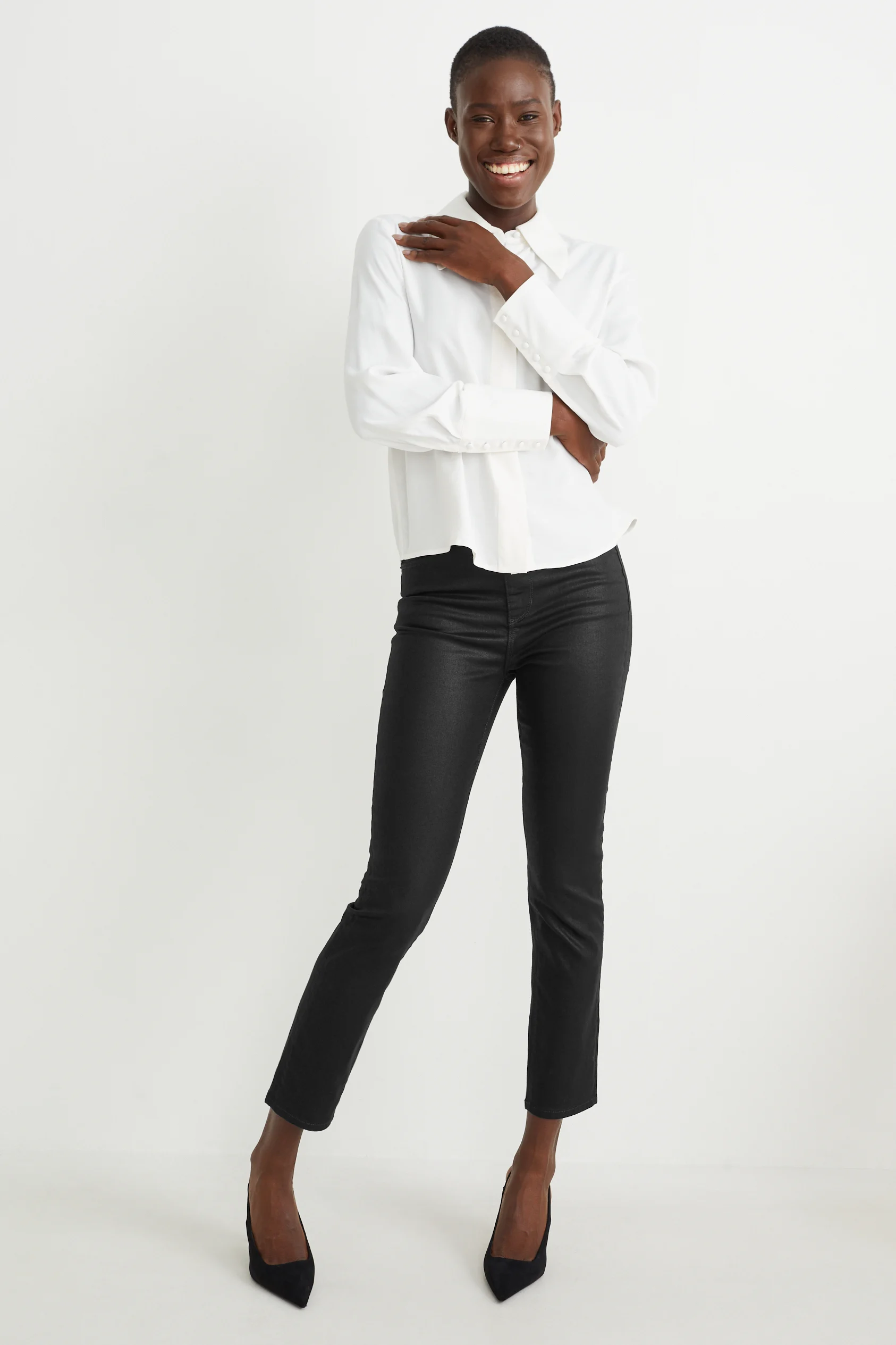 Slim jeans - high waist - LYCRA?