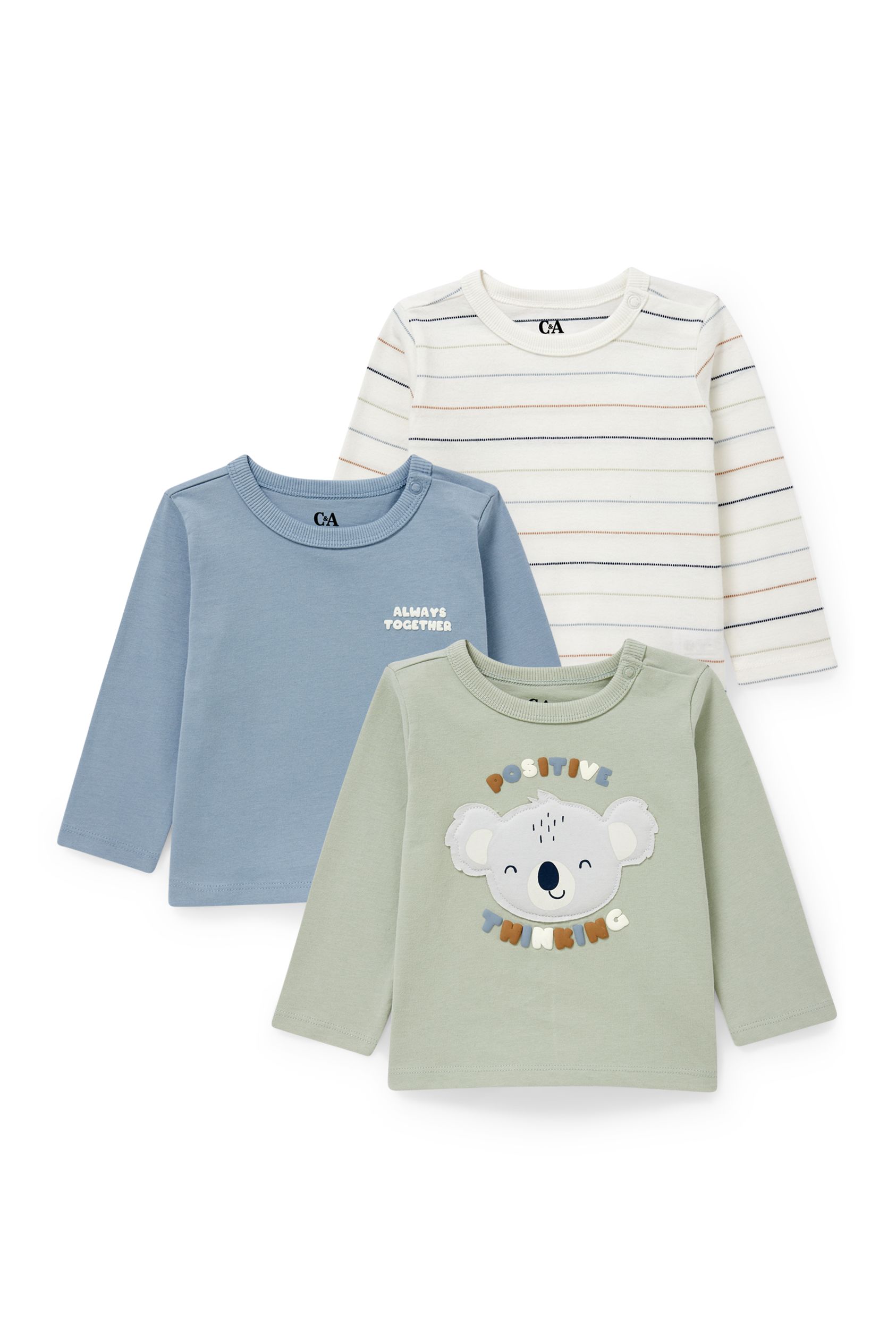 Multipack of 3 - baby long sleeve top
