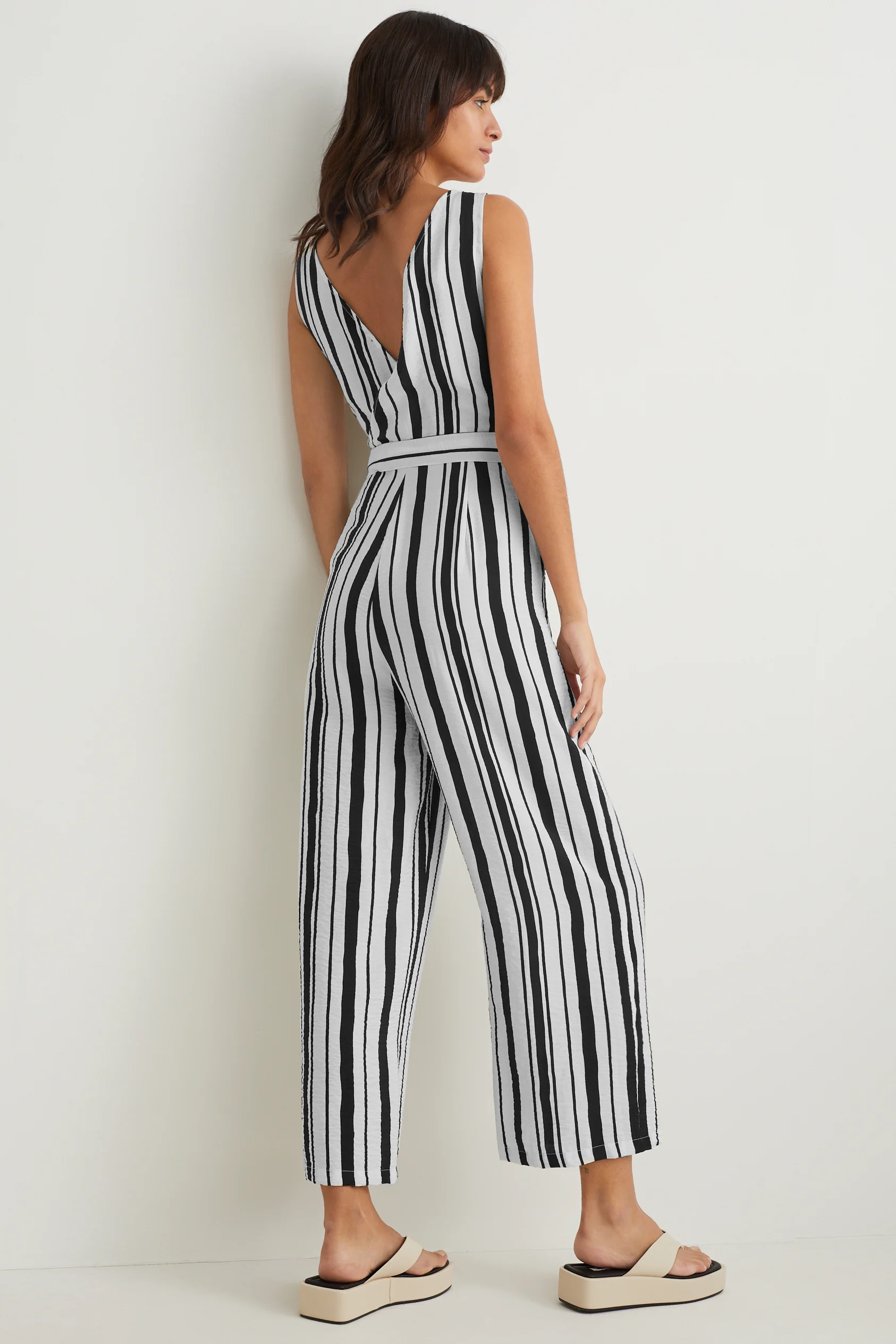 Jumpsuit - striped