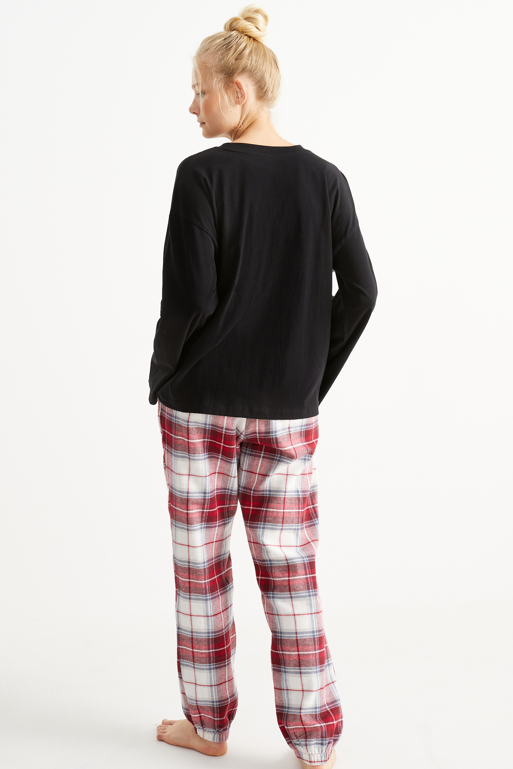 Christmas pyjamas with flannel bottoms