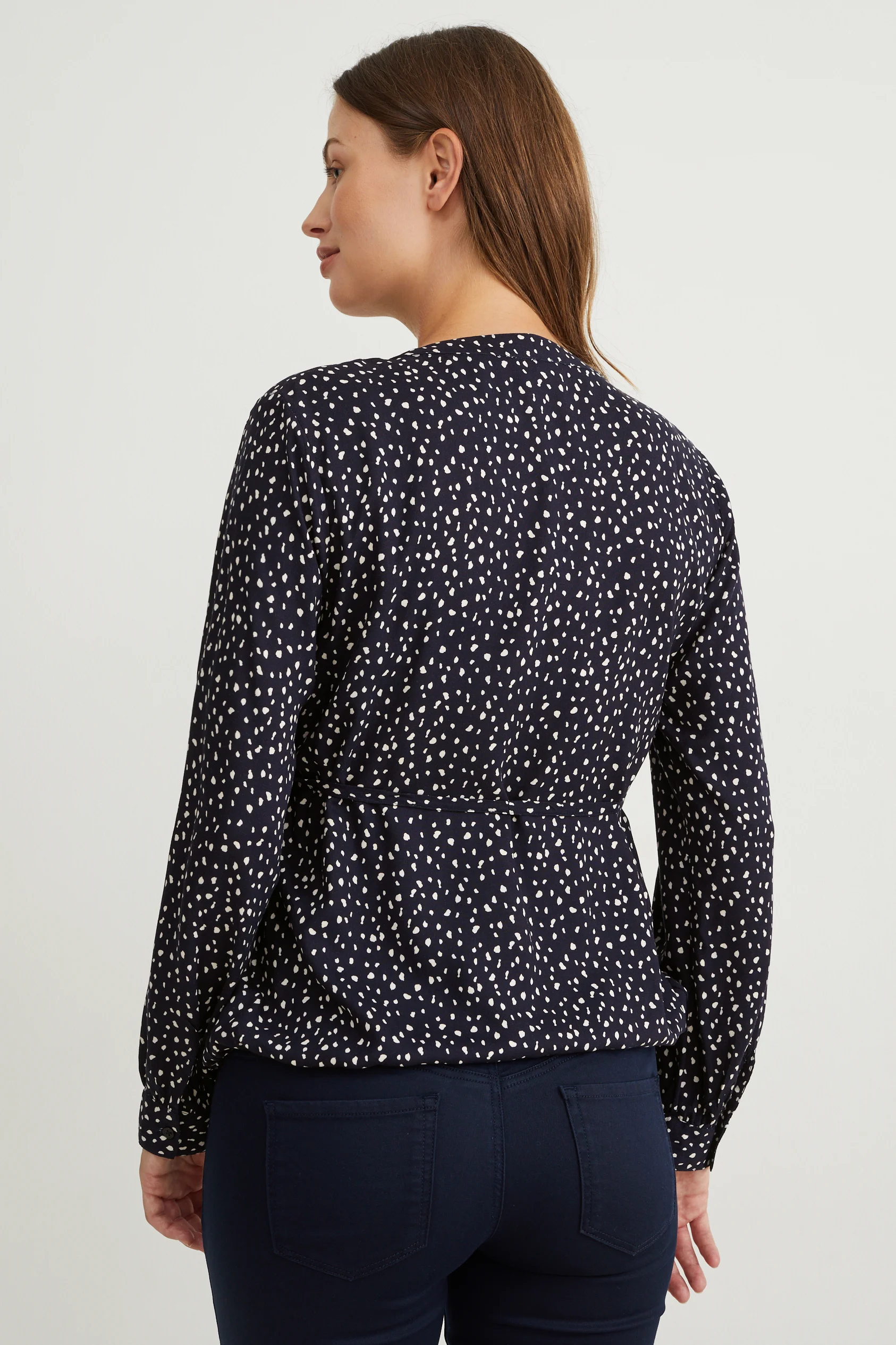 Maternity blouse - patterned