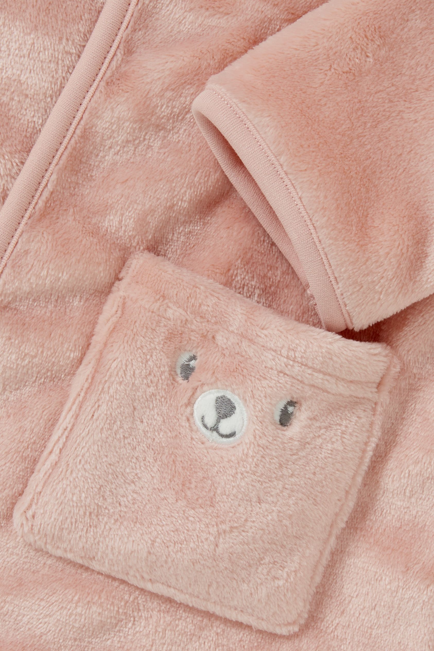 Baby bathrobe with hood