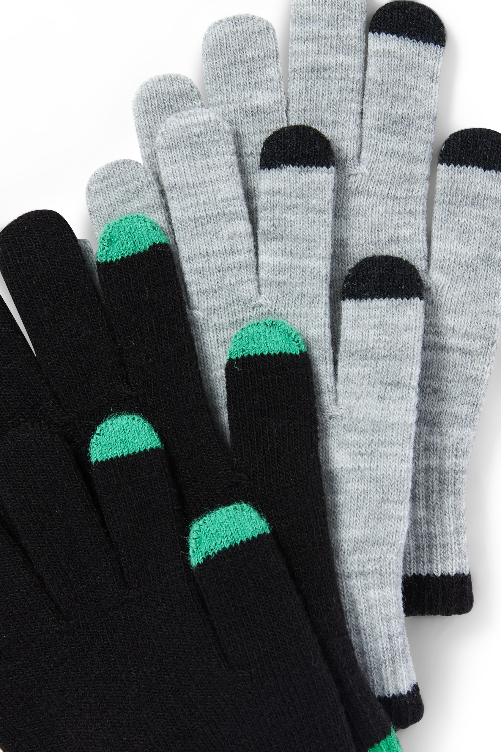 Multipack of 2 - touchscreen gloves