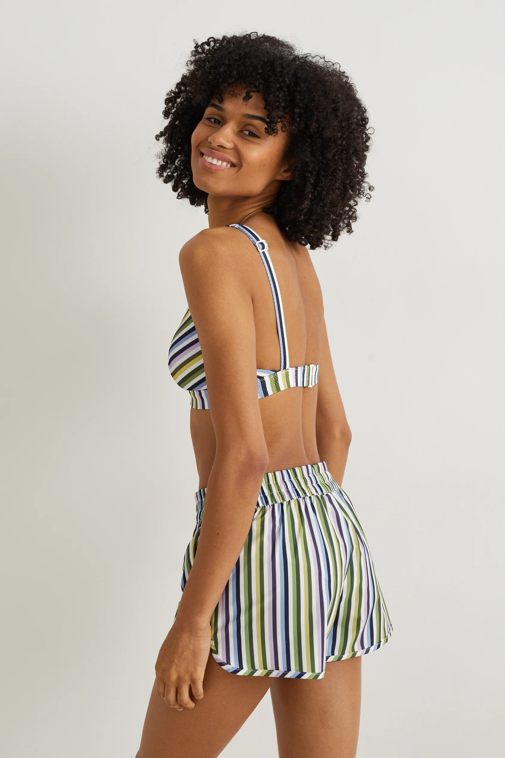 Swim shorts - LYCRA? - striped