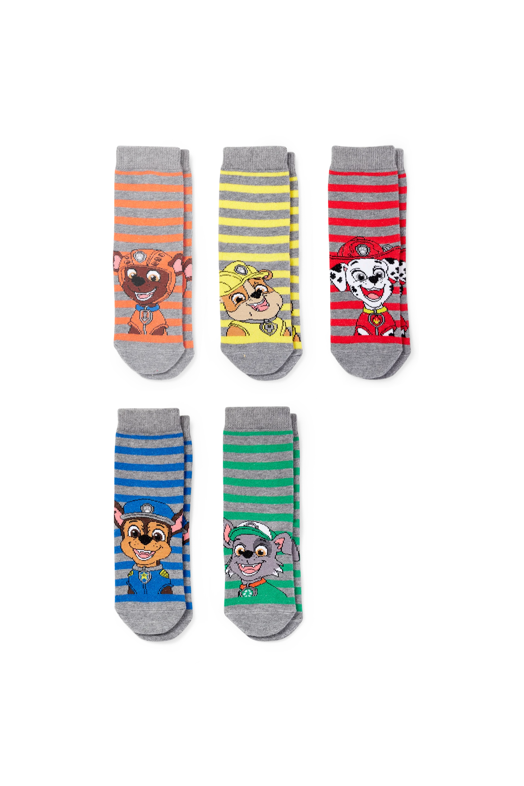 Multipack of 5 - PAW Patrol - socks with motif - striped