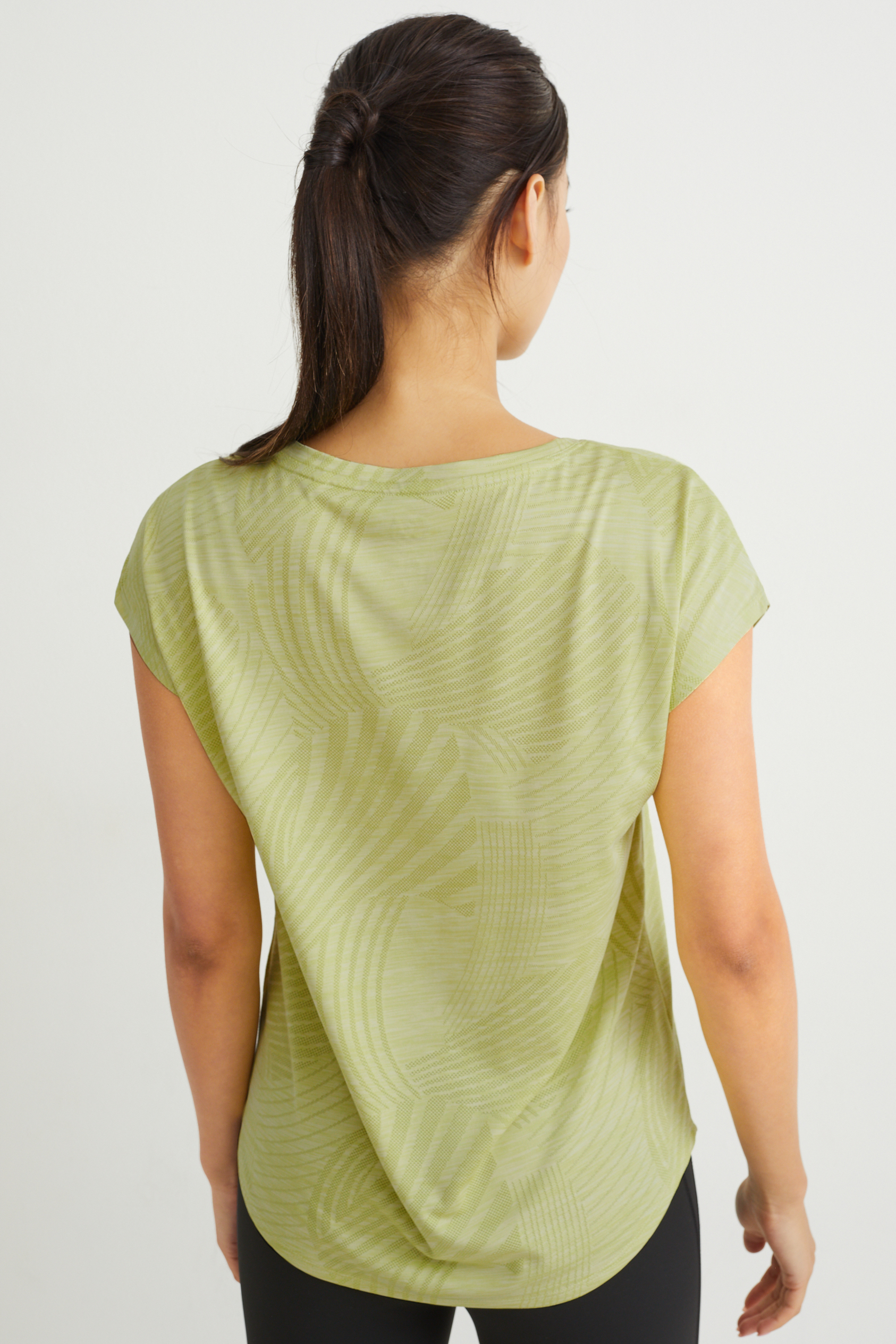Active T-shirt - running - patterned