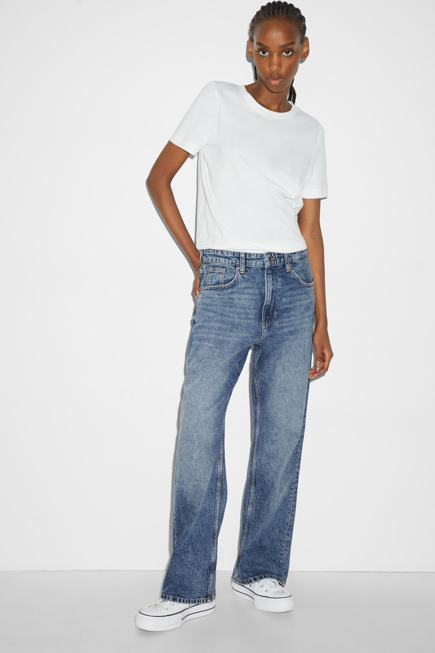 CLOCKHOUSE - baggy jeans - mid-rise waist