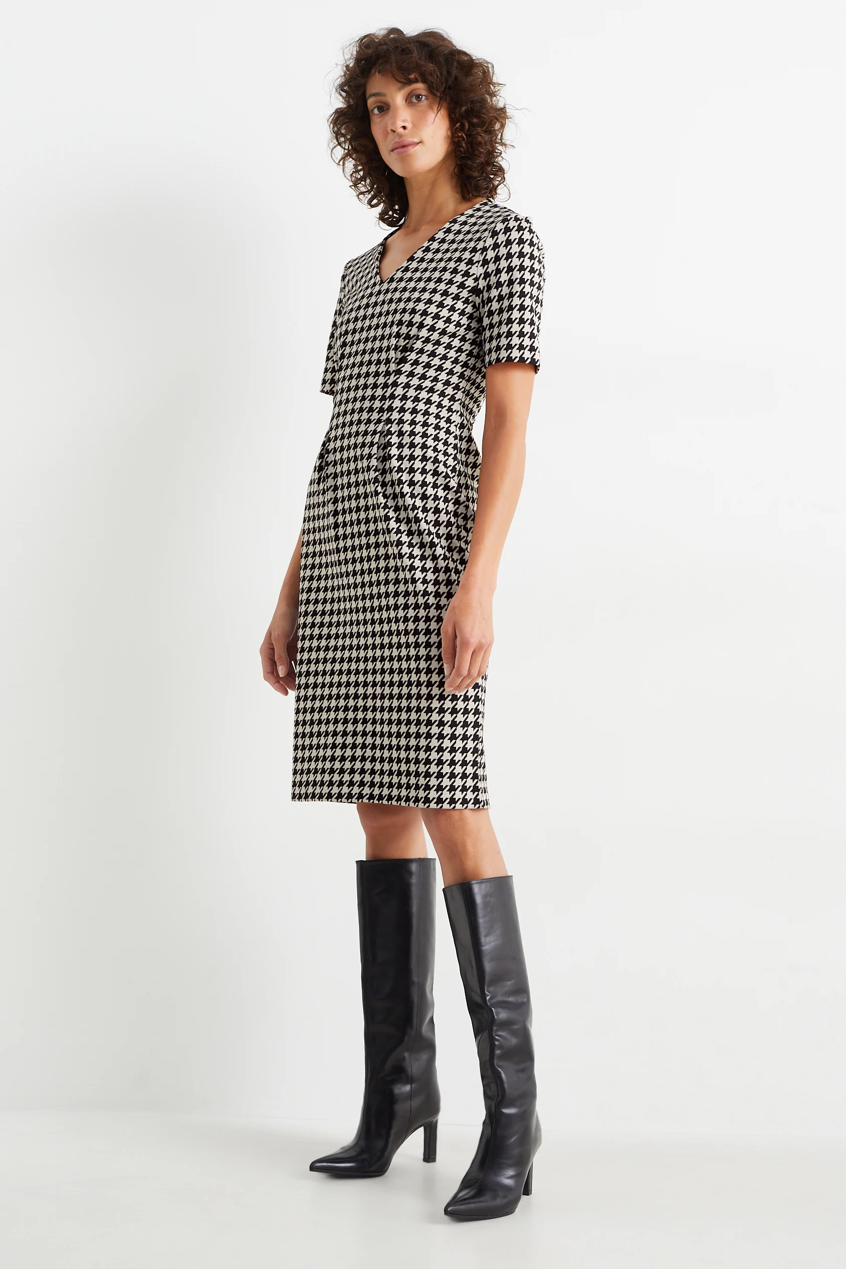 Sheath dress - patterned