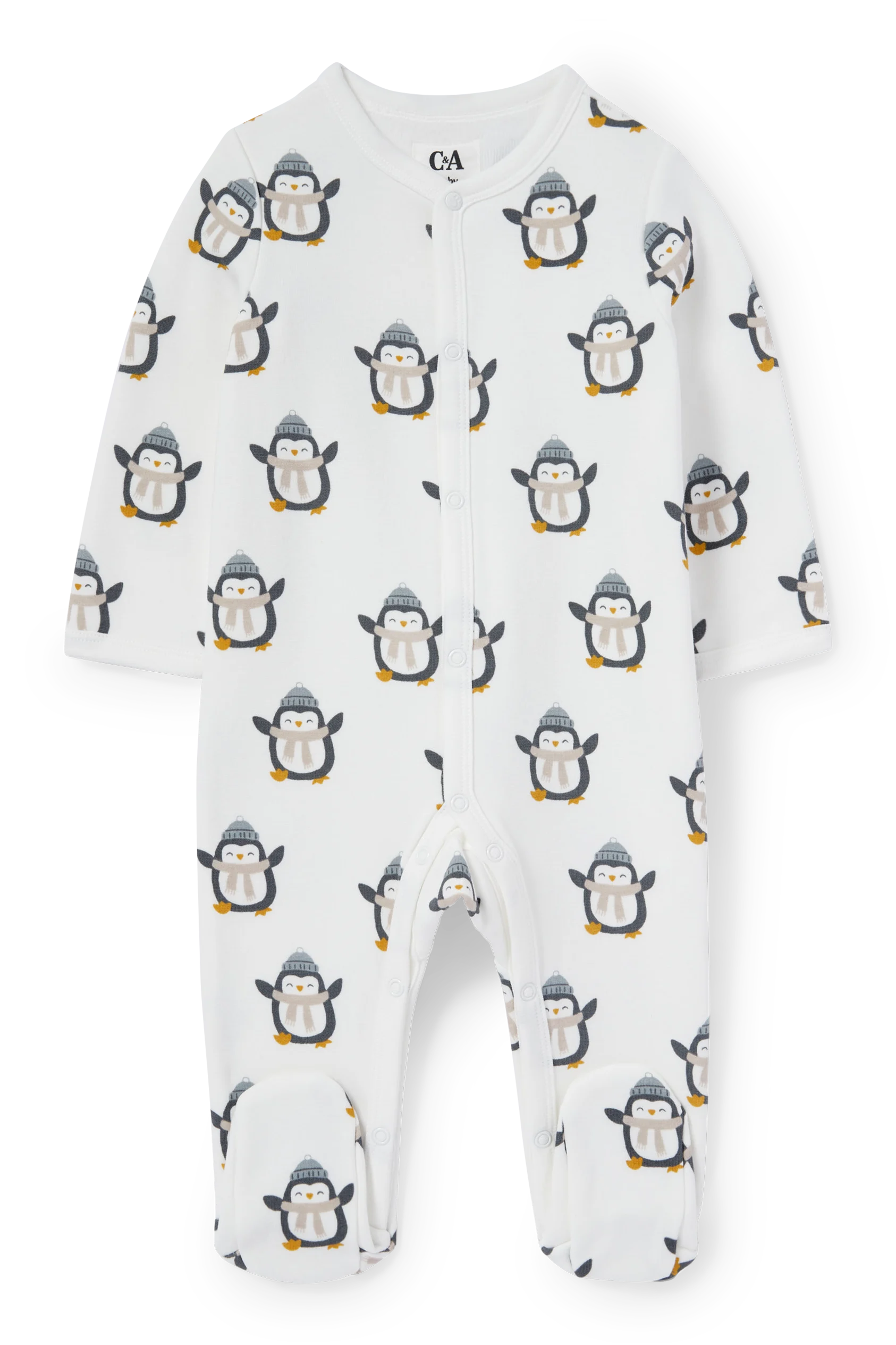 Penguin - baby sleepsuit