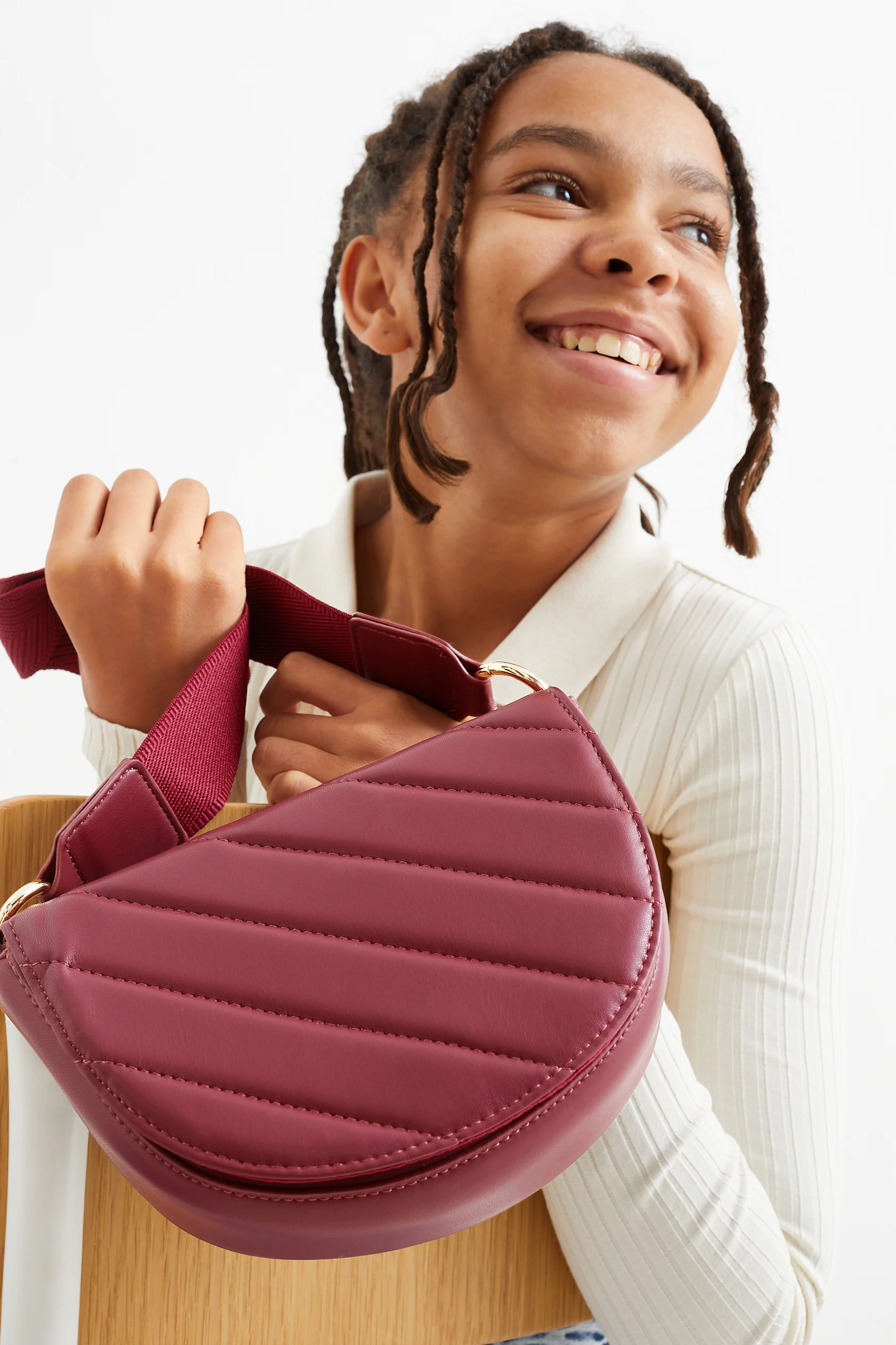 Small shoulder bag - faux leather