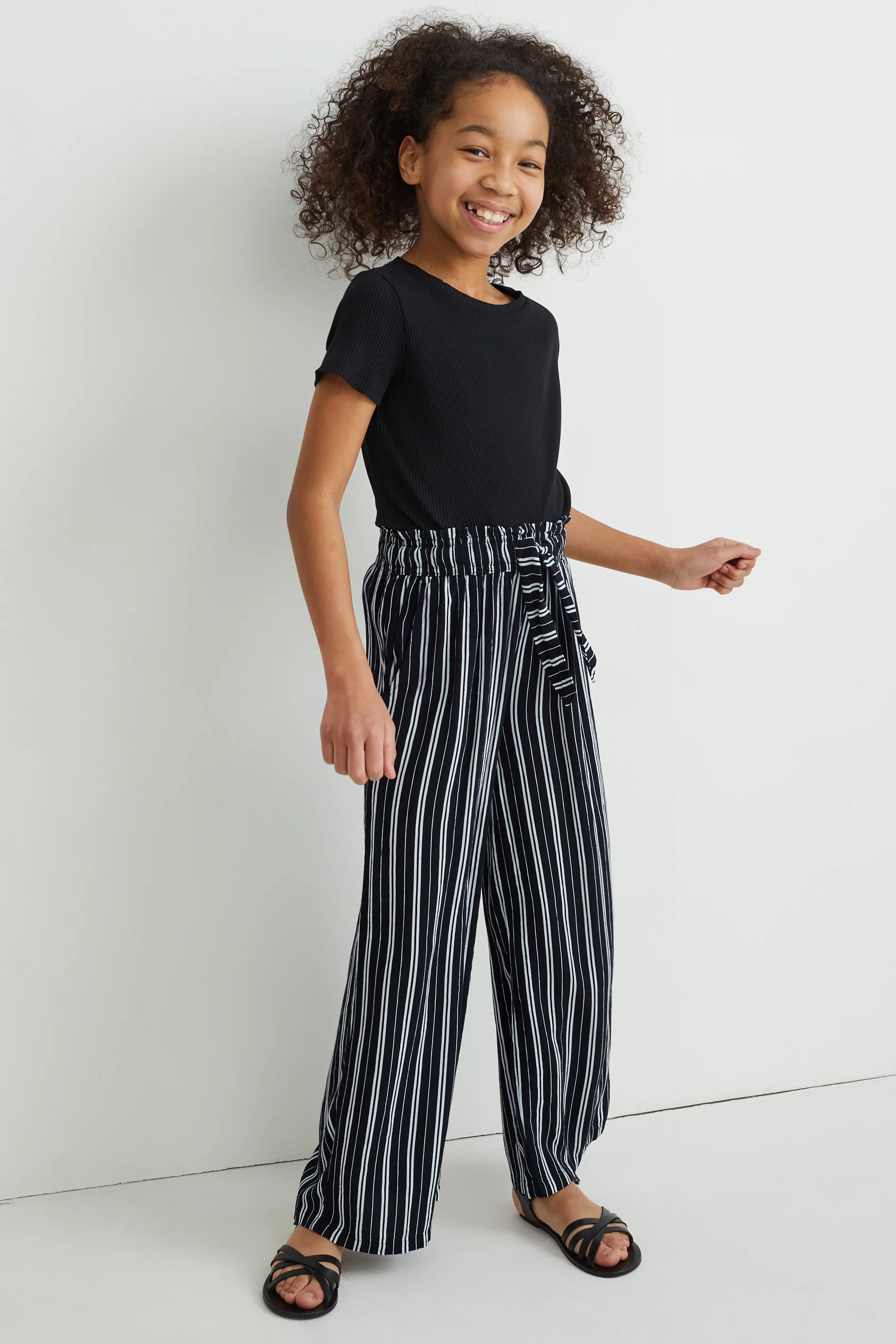Trousers - striped