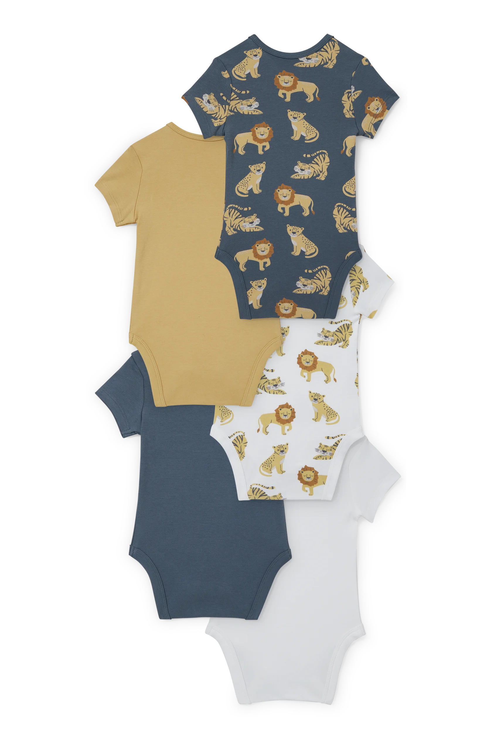 Multipack of 5 - baby bodysuit