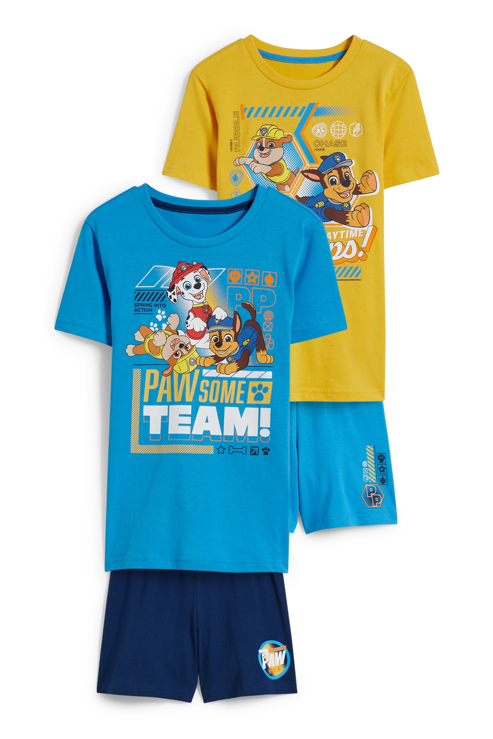 Multipack of 2 - PAW Patrol - short pyjamas - 4 piece
