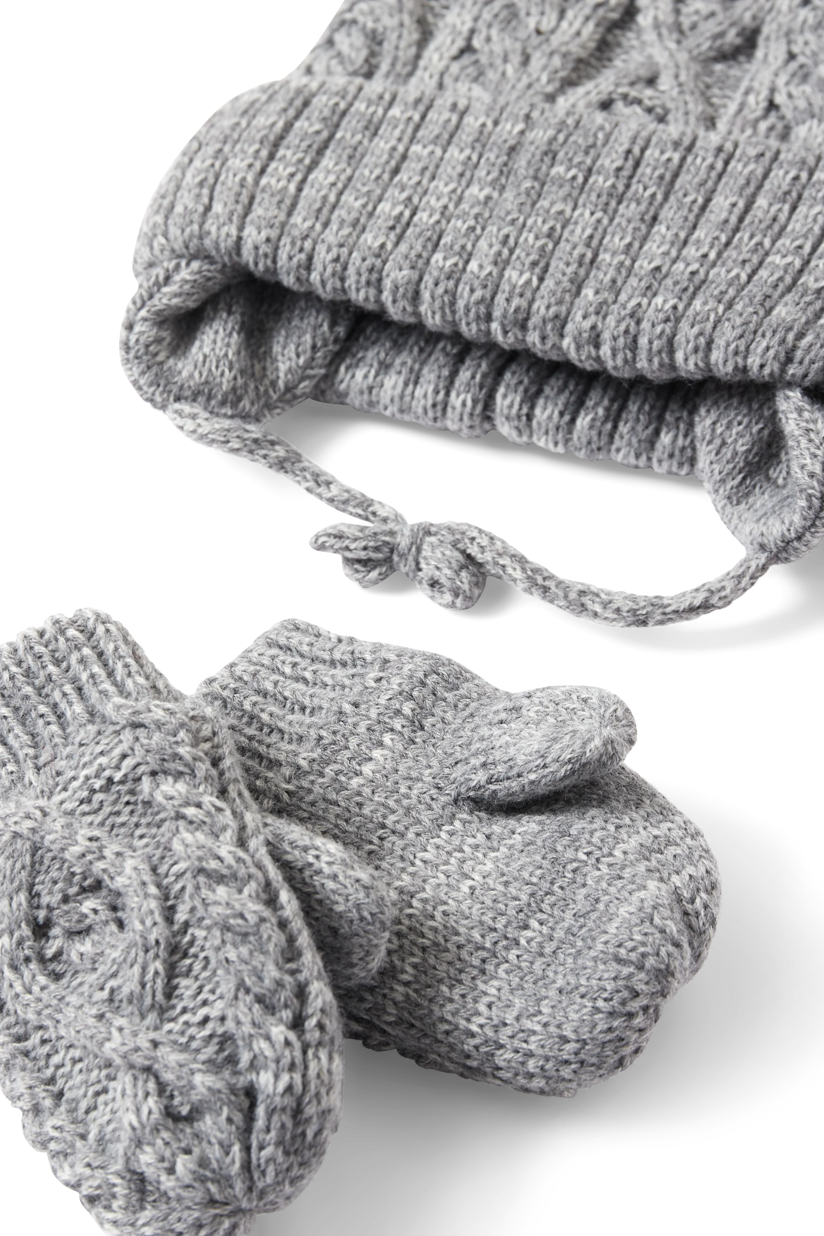 Set - baby hat and mittens - 2 piece