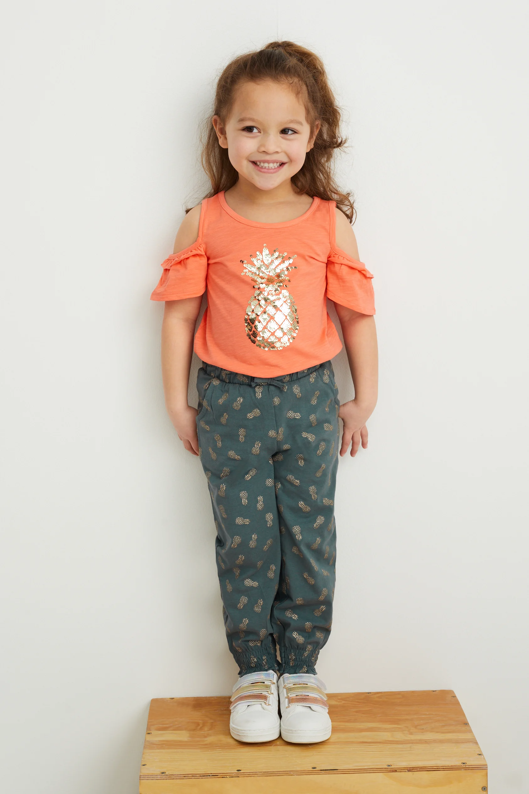 Multipack of 2 - jersey trousers - patterned