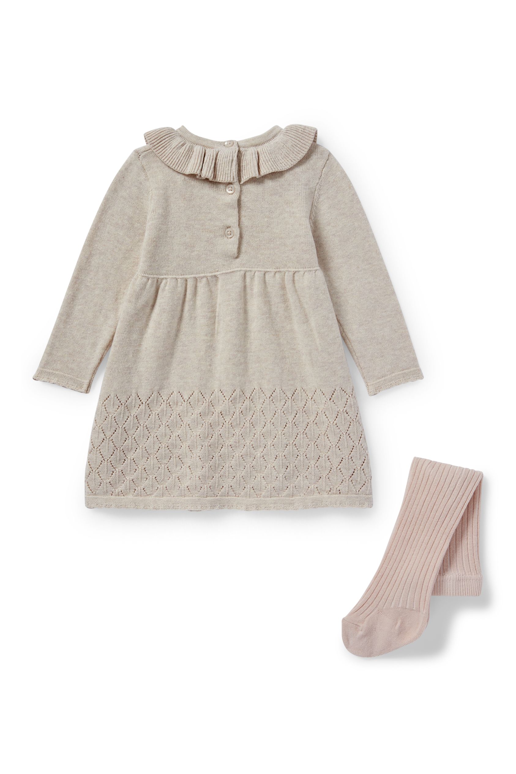 Knitted baby outfit - 2 piece