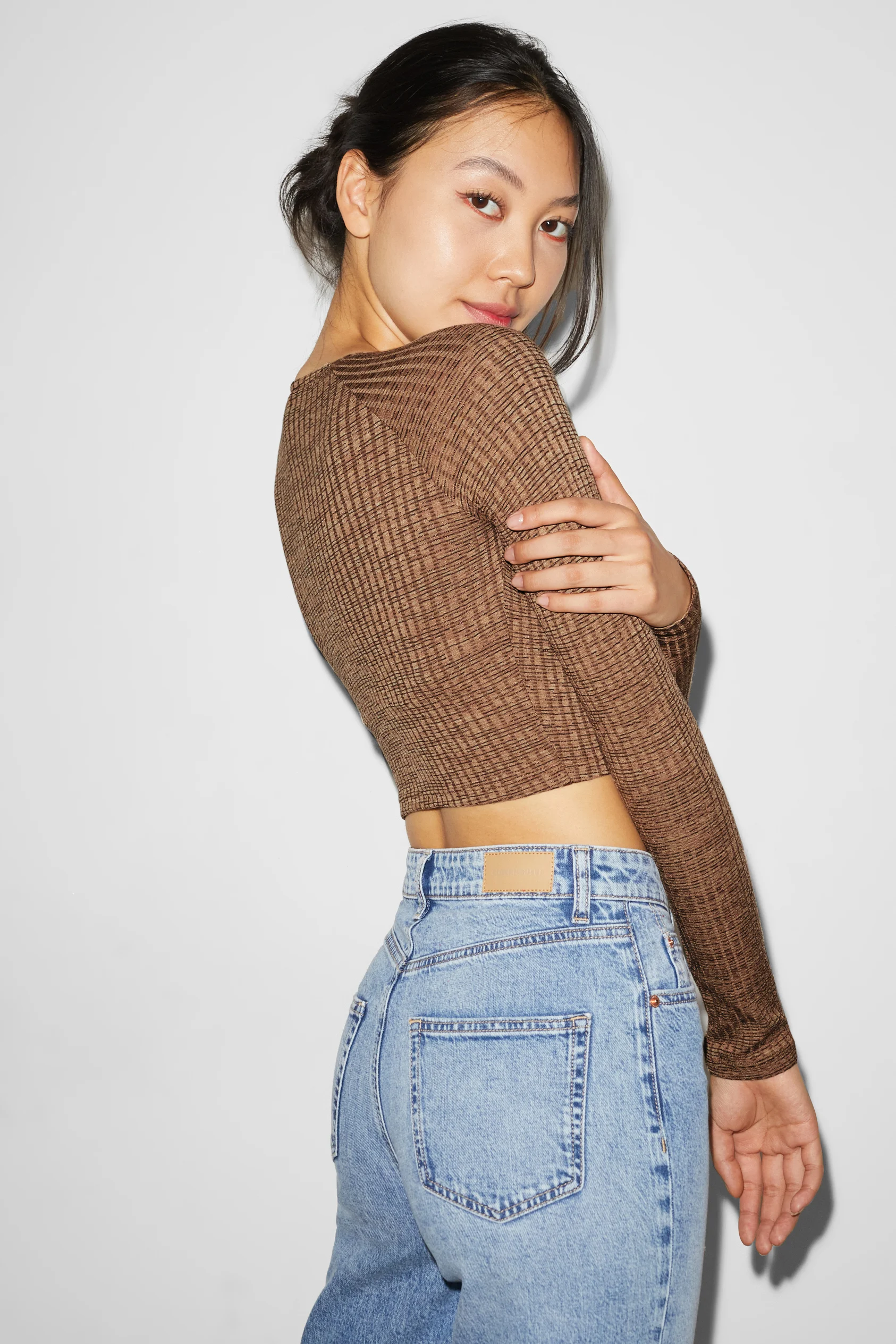 CLOCKHOUSE - cropped long sleeve top