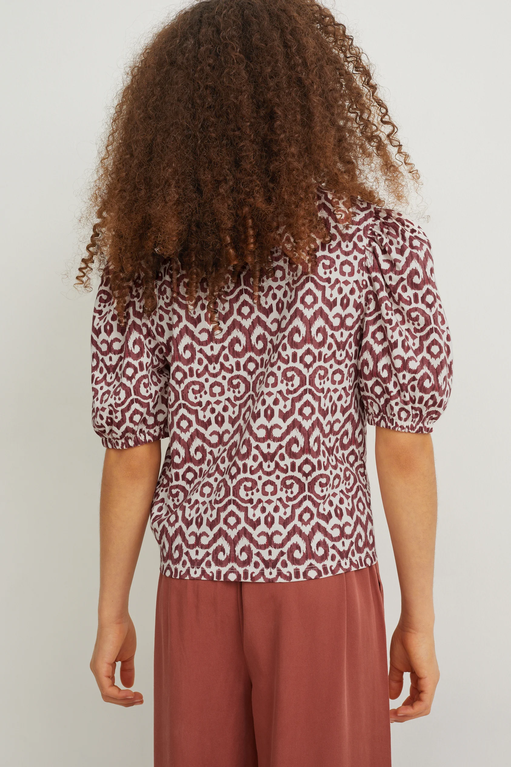 Short sleeve T-shirt - patterned