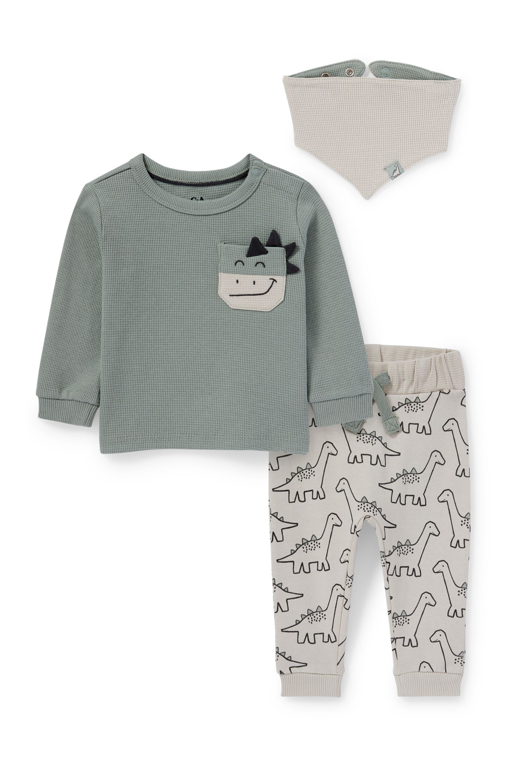 Dinosaur - baby outfit - 3 piece