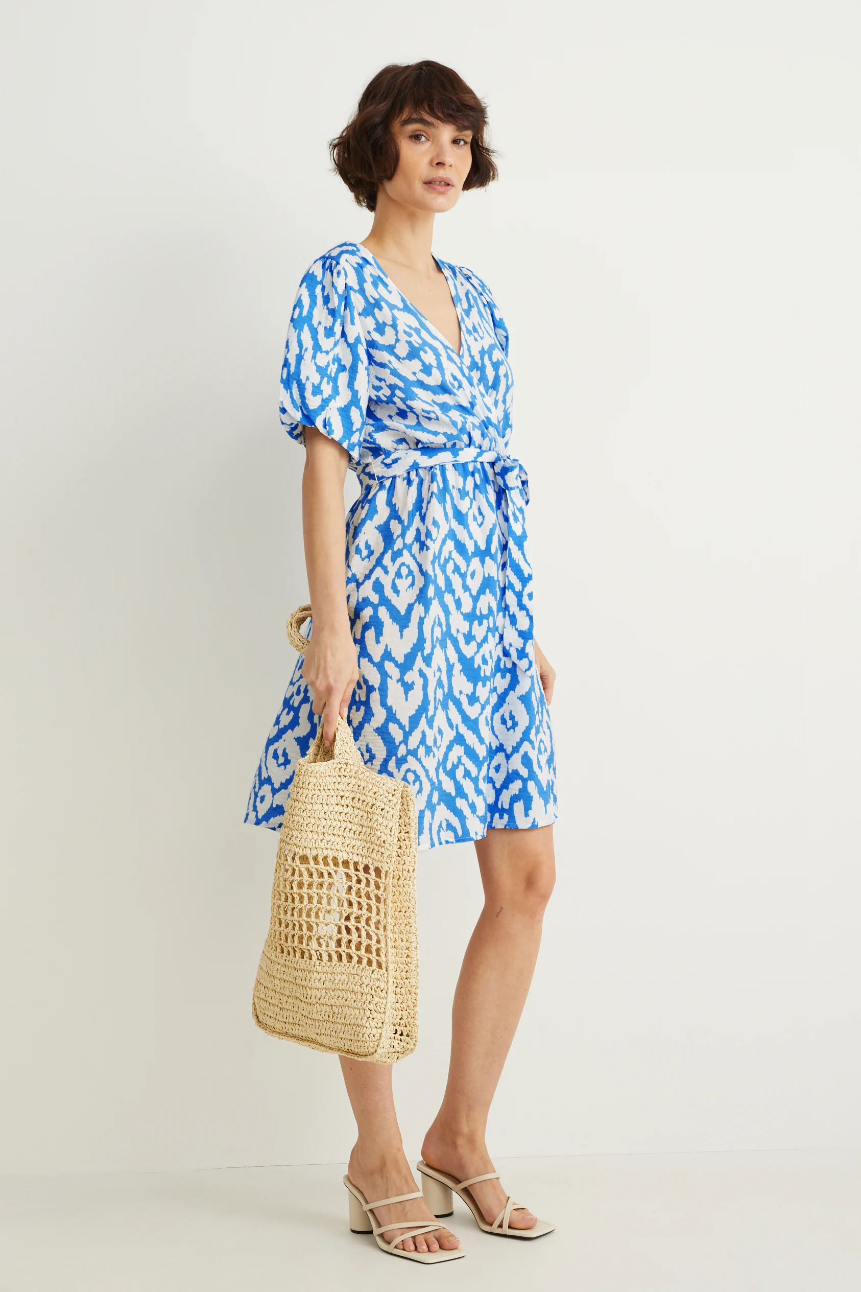 Wrap dress - patterned
