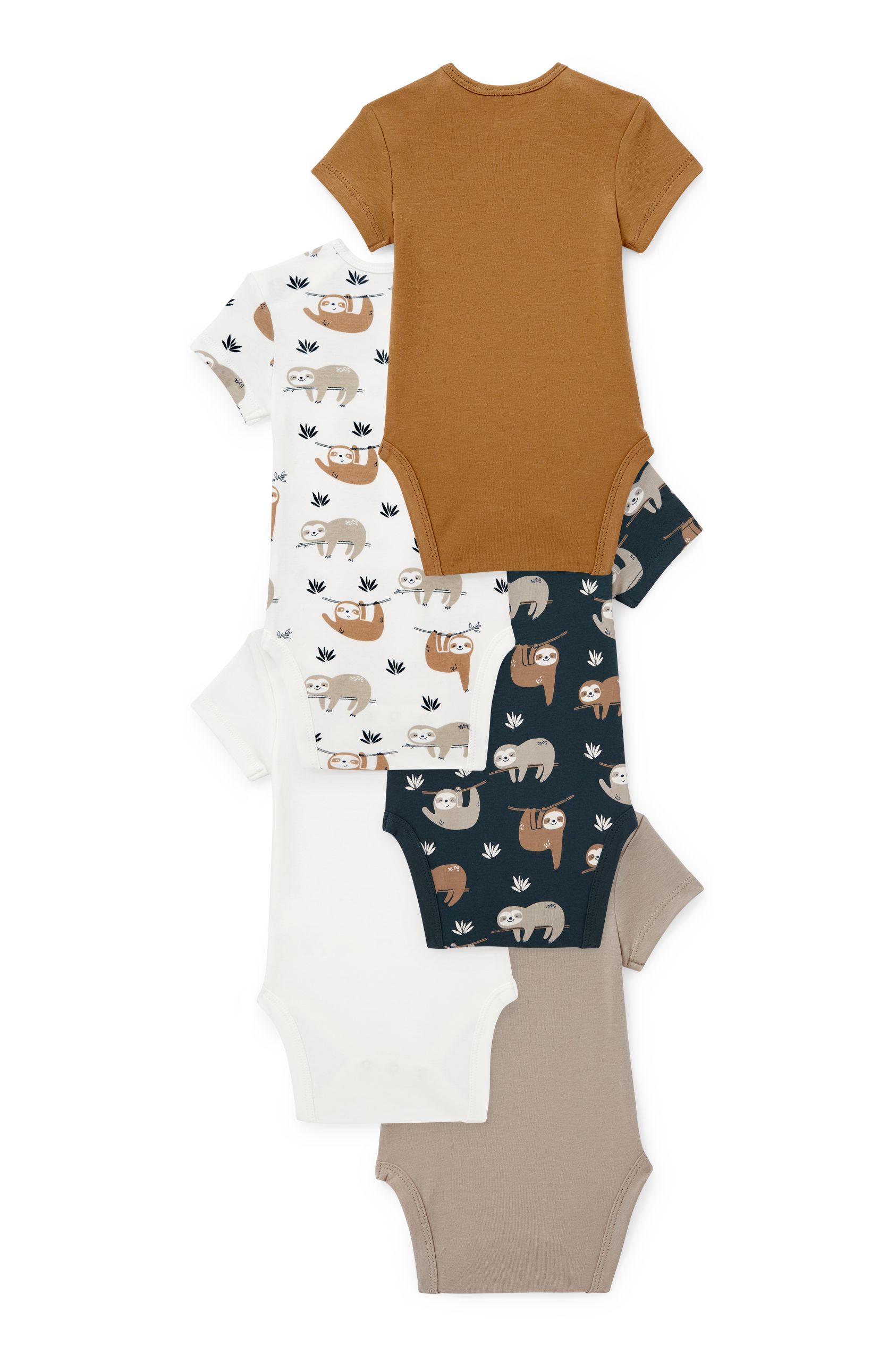 Multipack of 5 - baby bodysuit