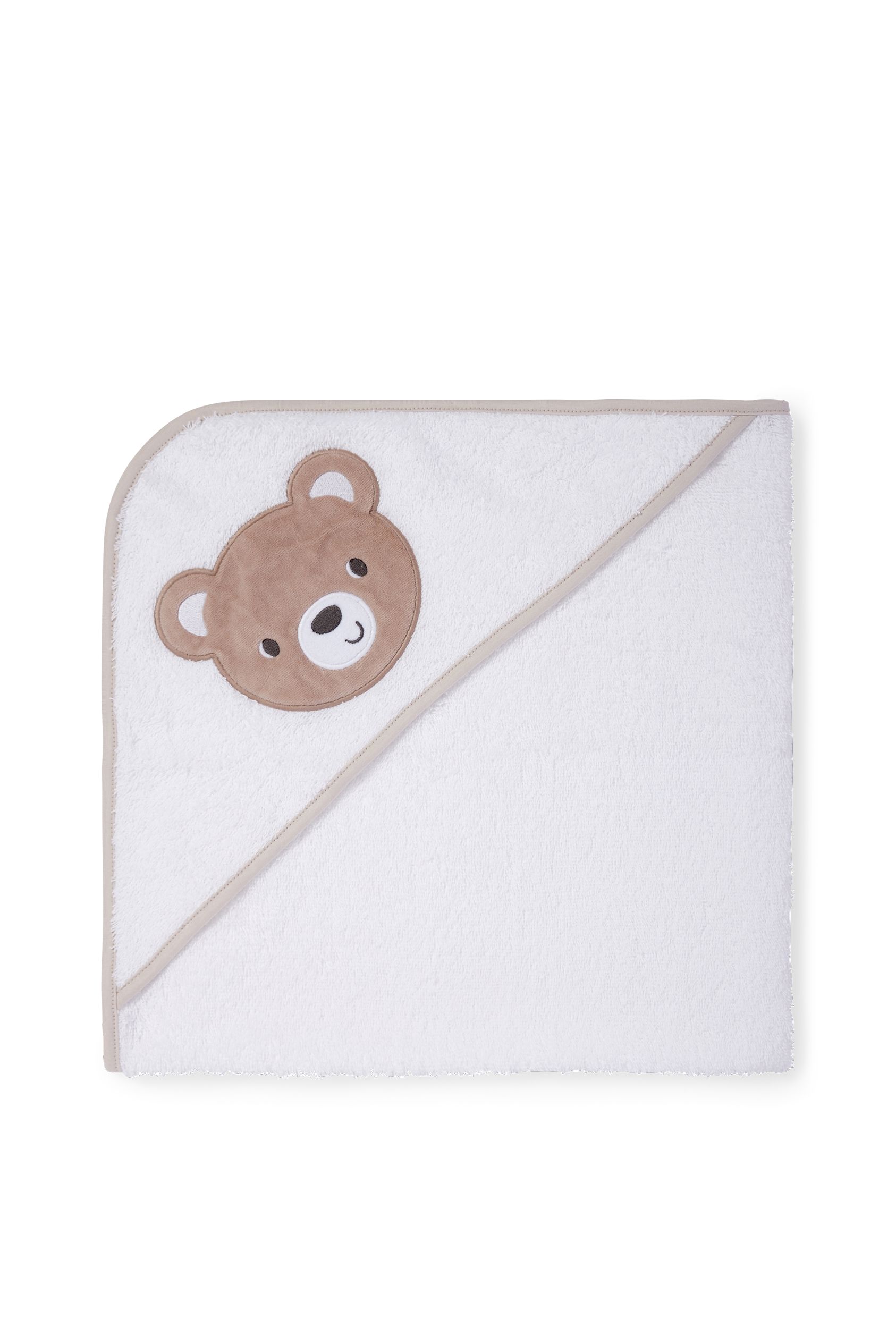 Baby bath towel with hood