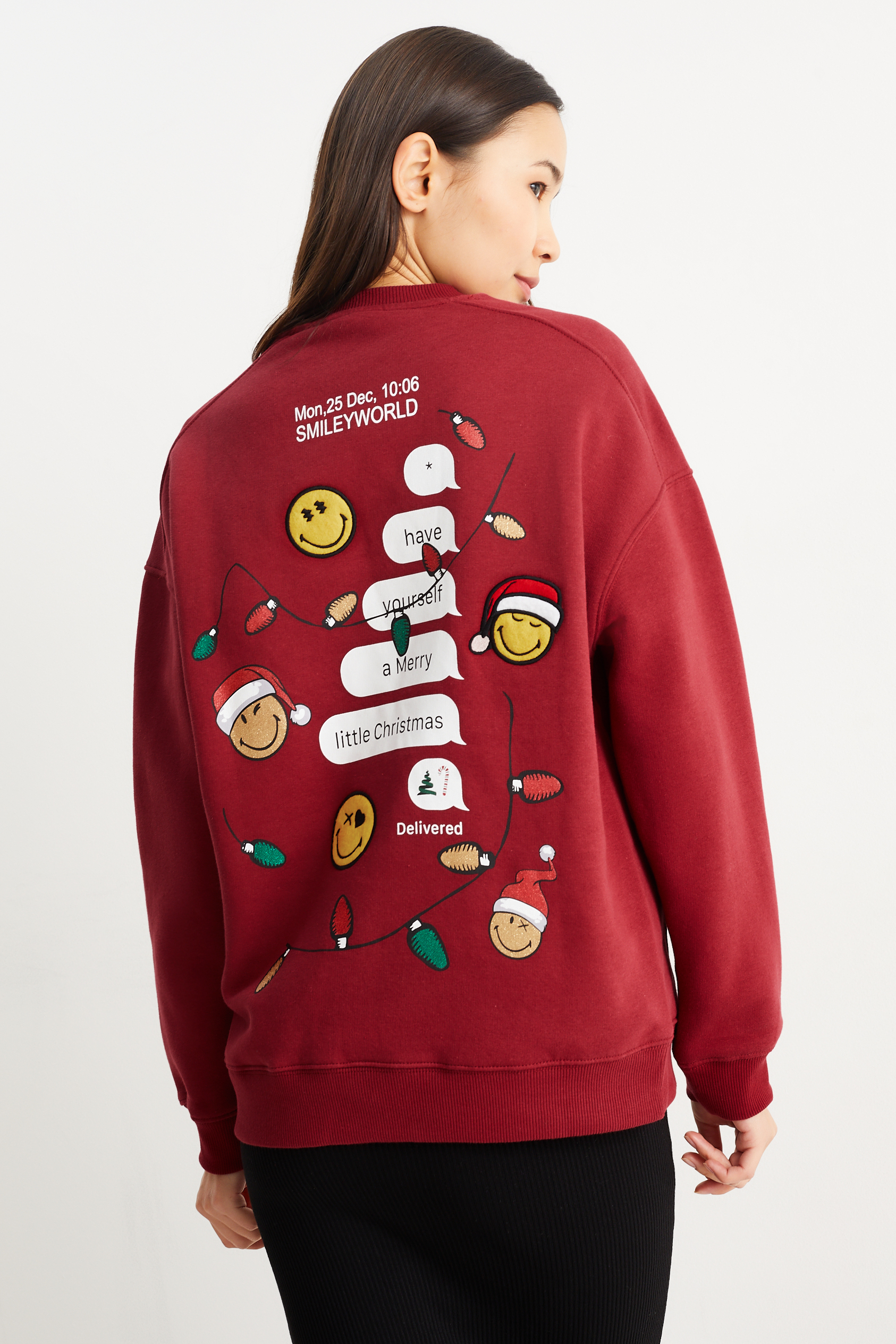CLOCKHOUSE - Christmas sweatshirt - SmileyWorld?