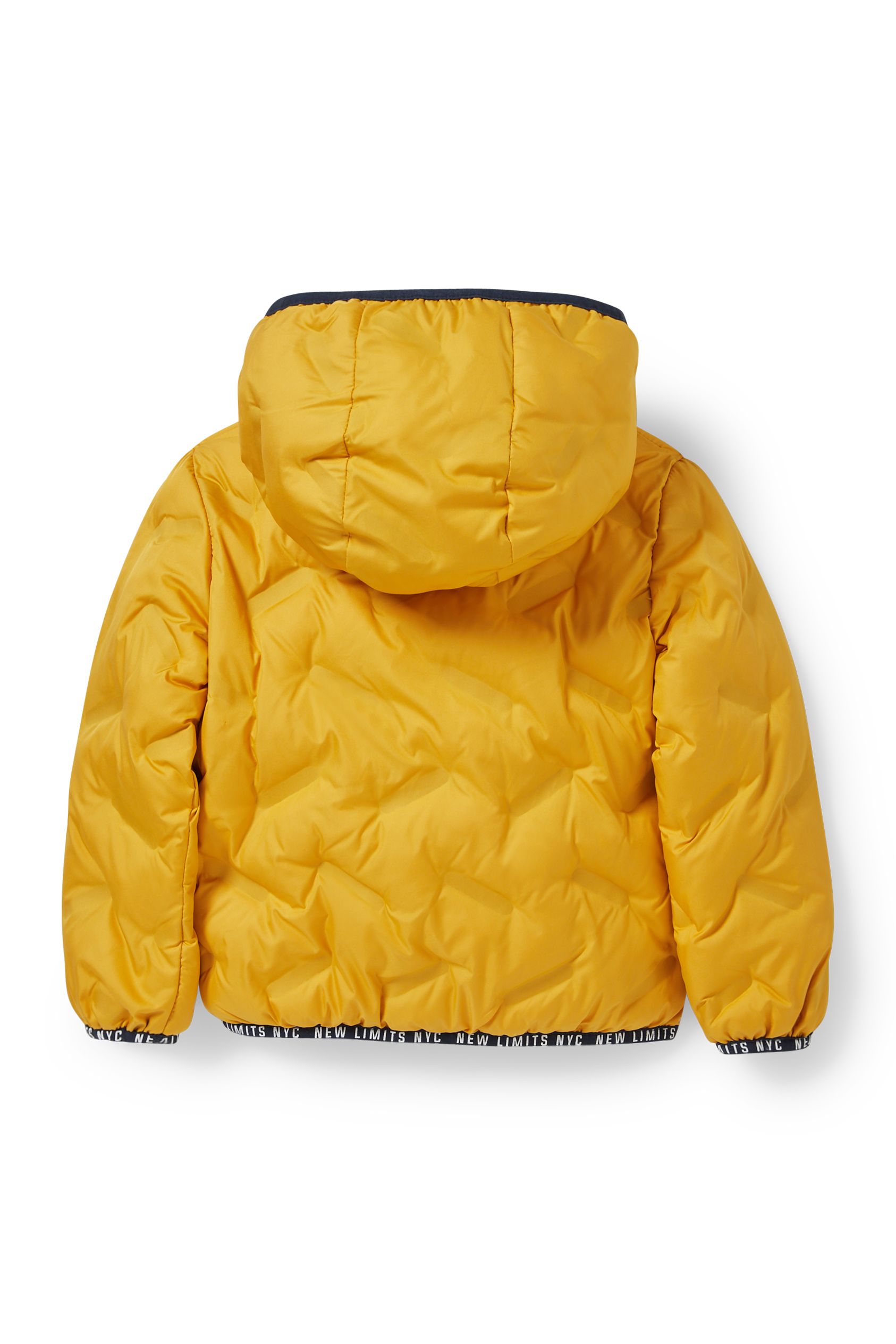 Quilted jacket with hood
