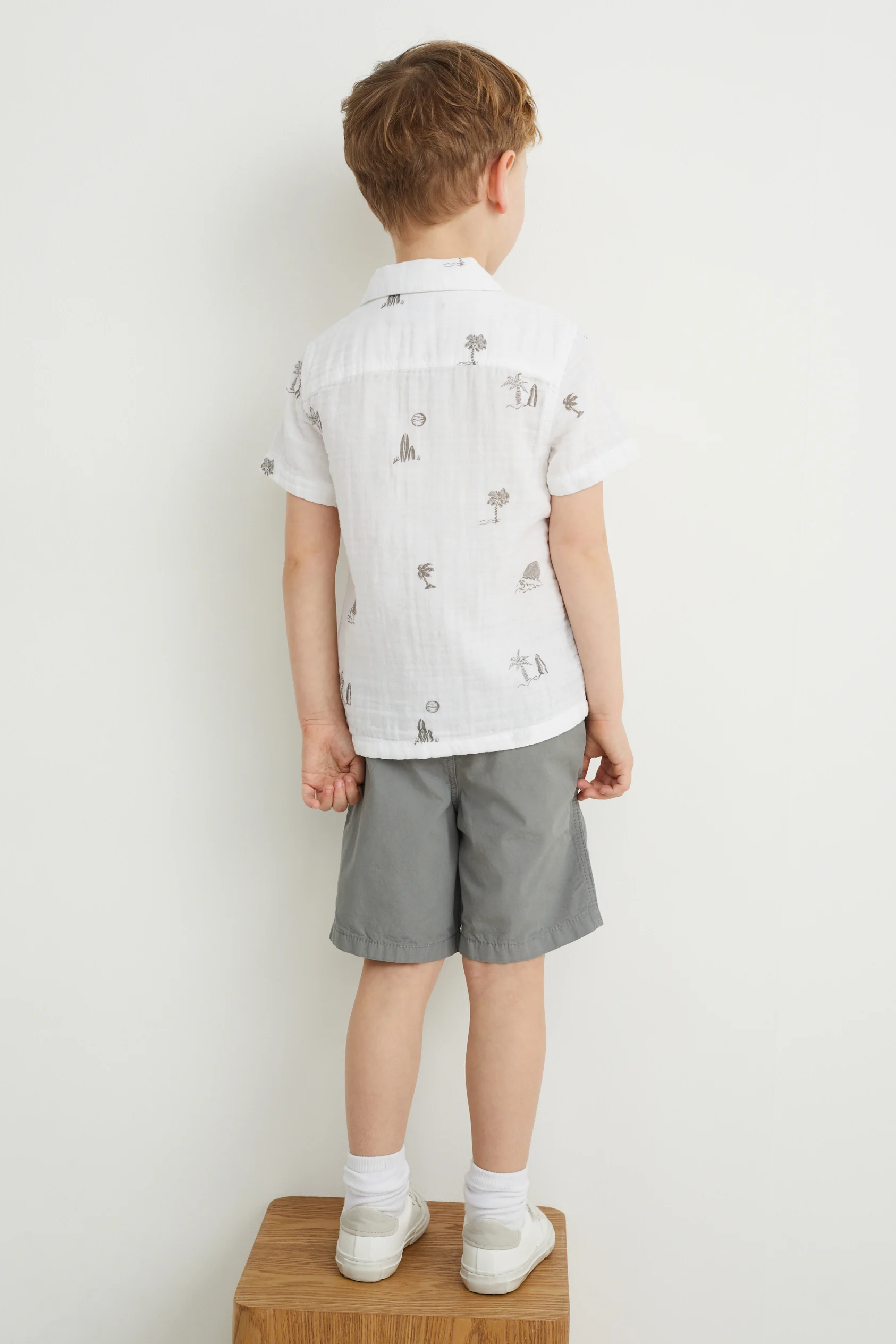 Set - shirt and bermuda shorts - 2 piece