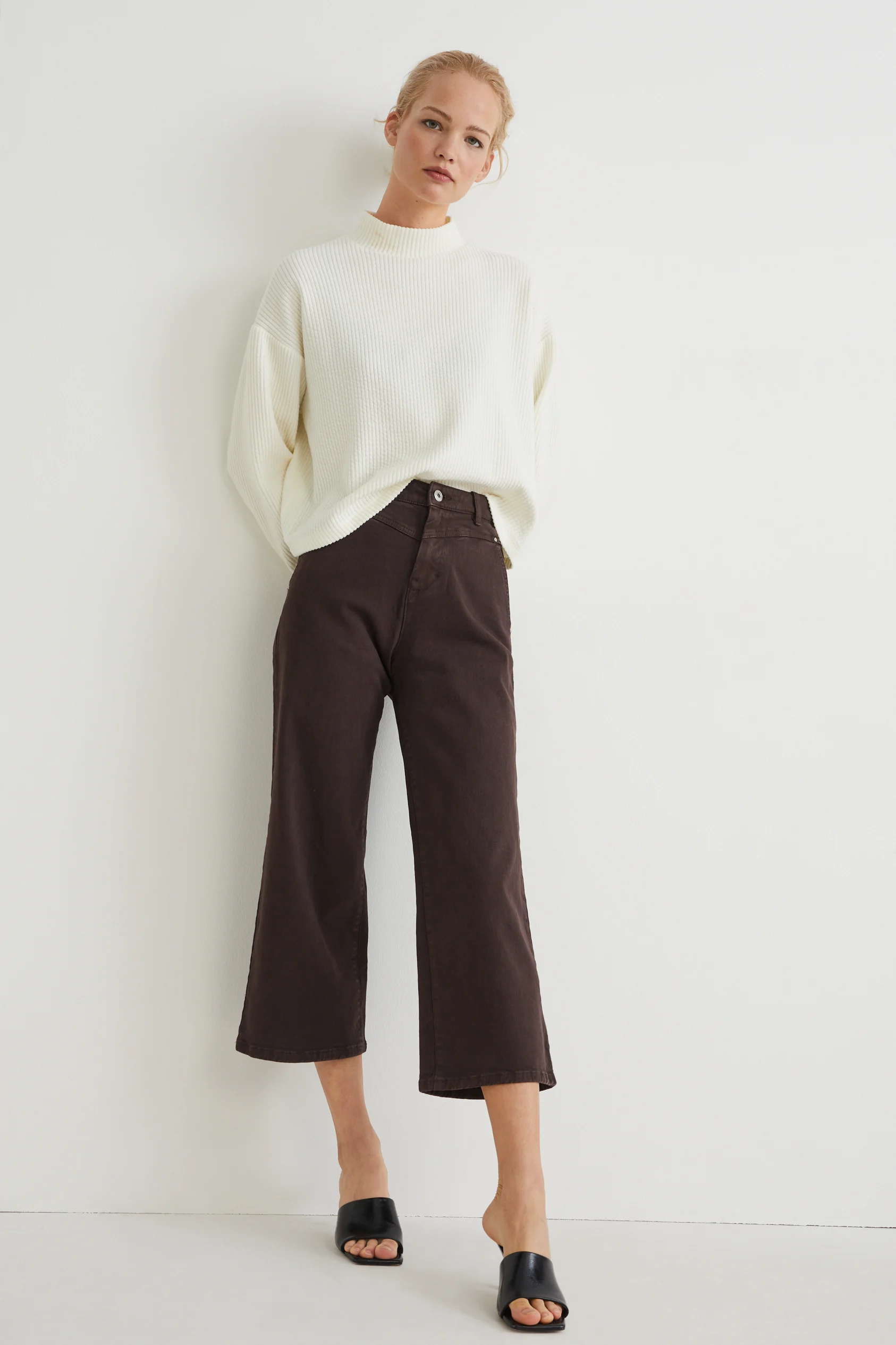 Straight jeans - high waist - LYCRA?