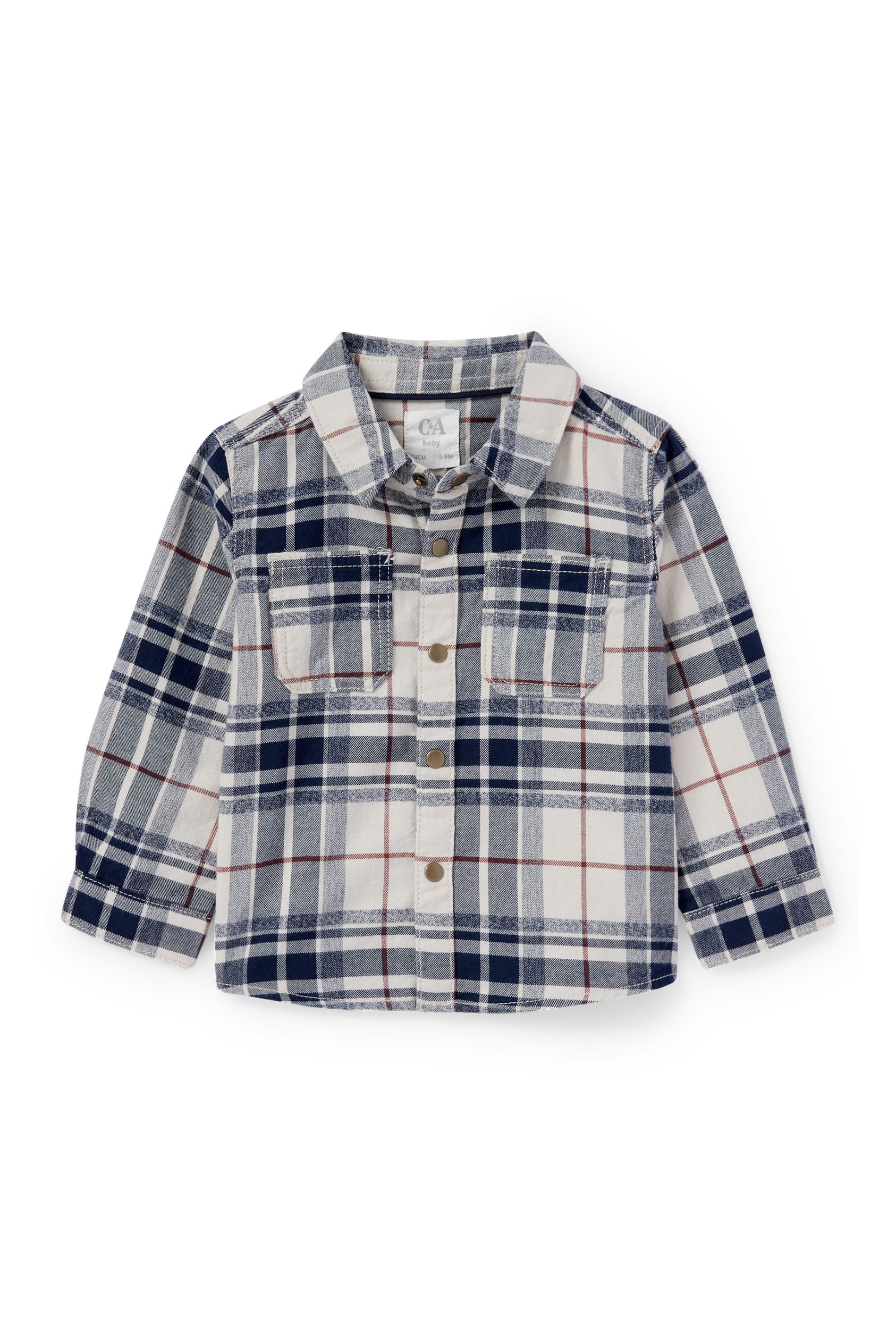Baby flannel shirt - check