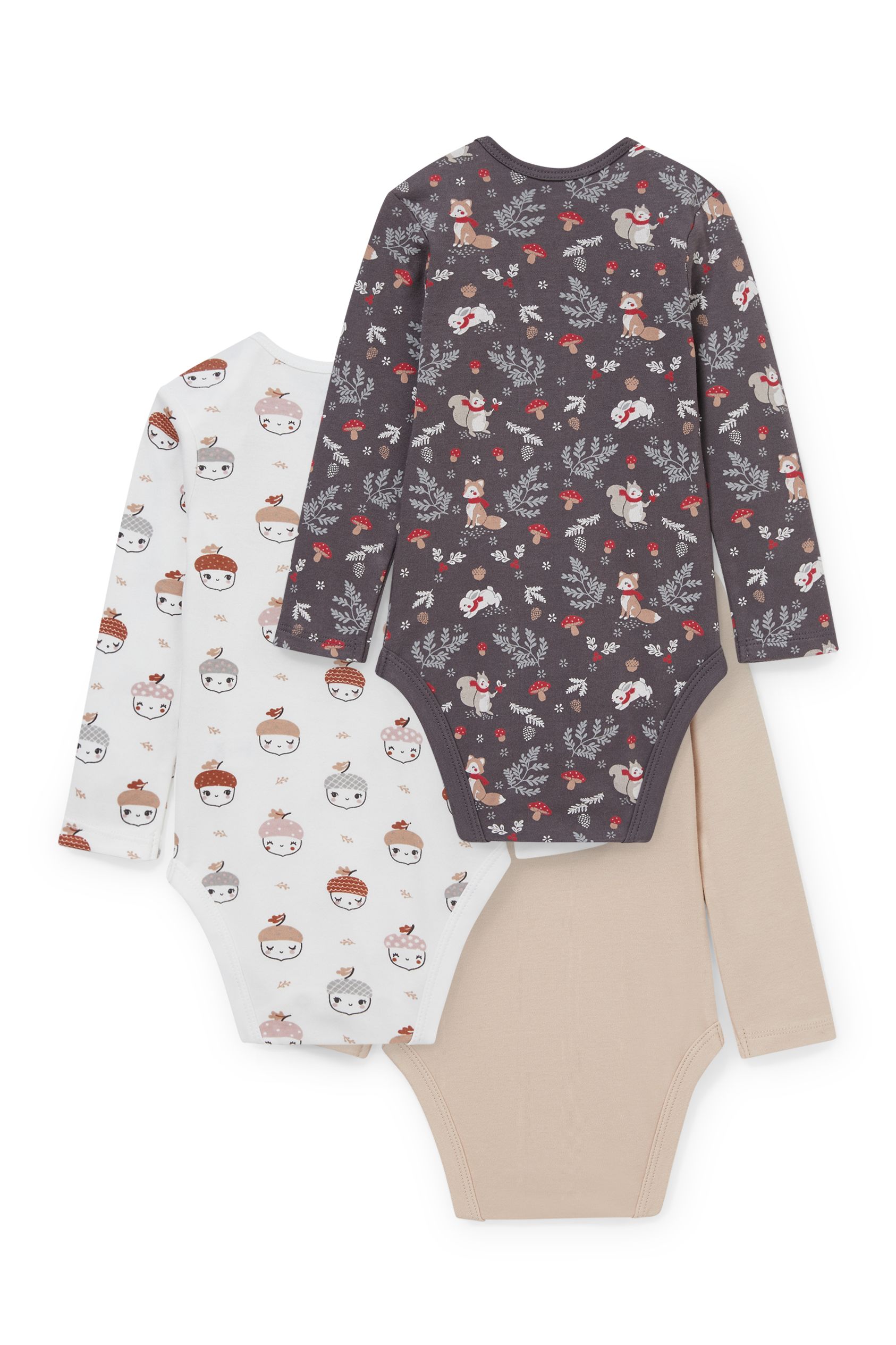 Multipack of 3 - baby bodysuit