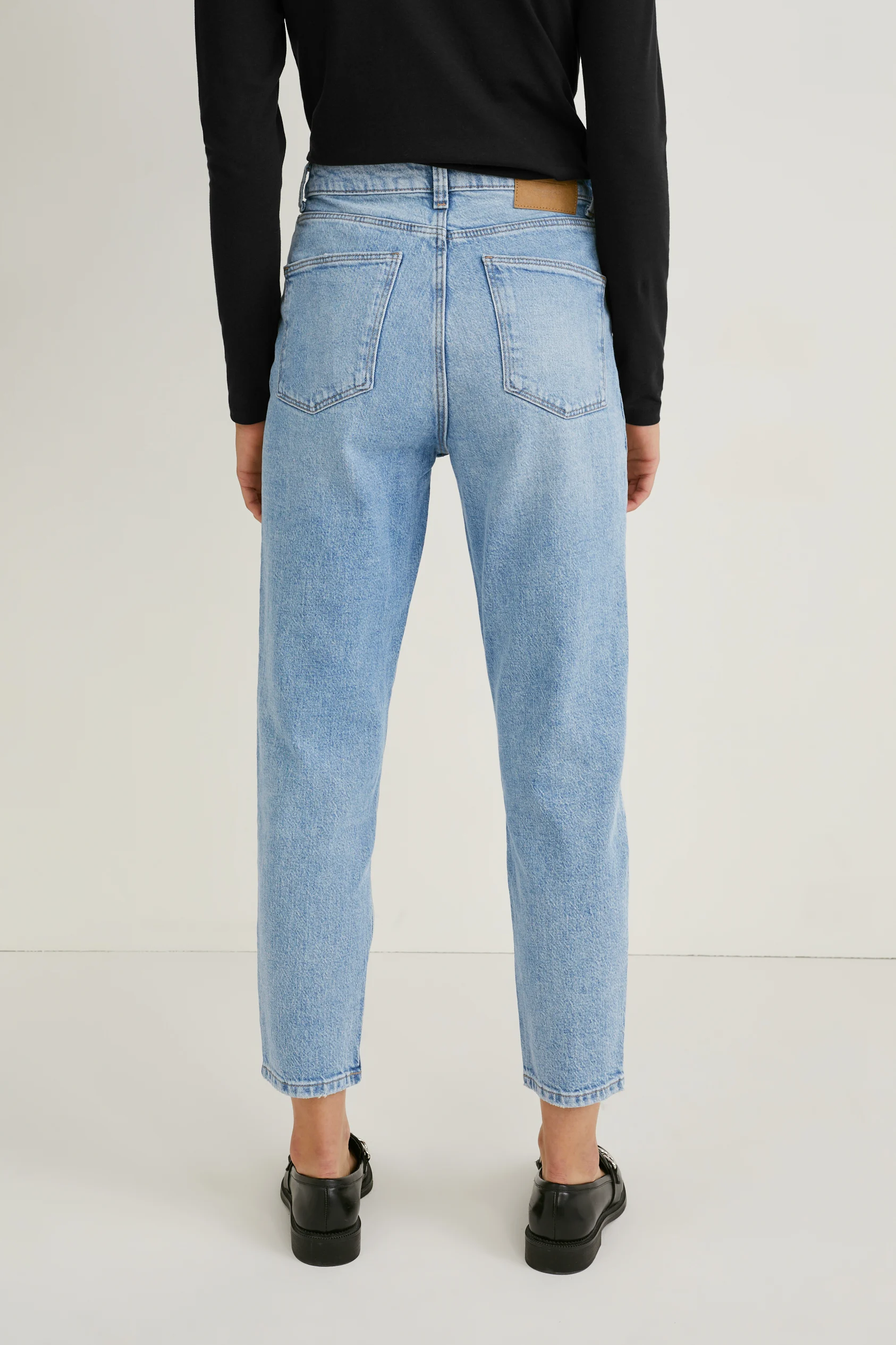 Mom jeans - high waist - LYCRA?