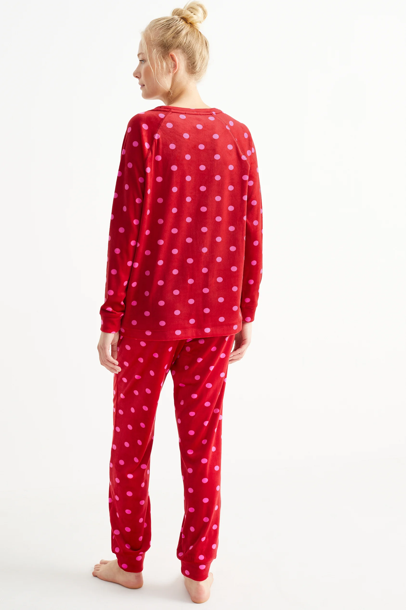 Christmas winter pyjamas - HoHoHo - polka dot