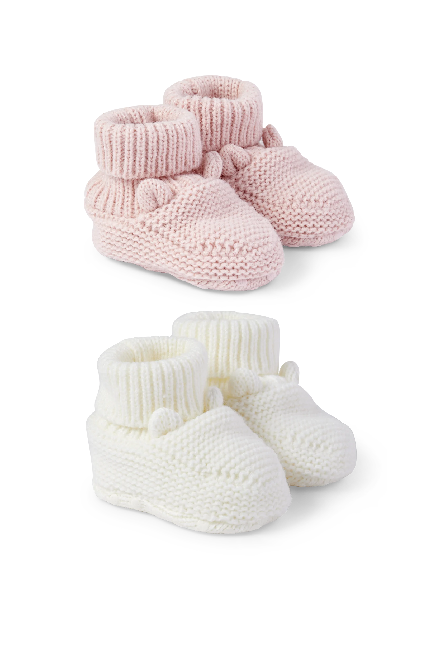 Multipack of 2 - baby booties