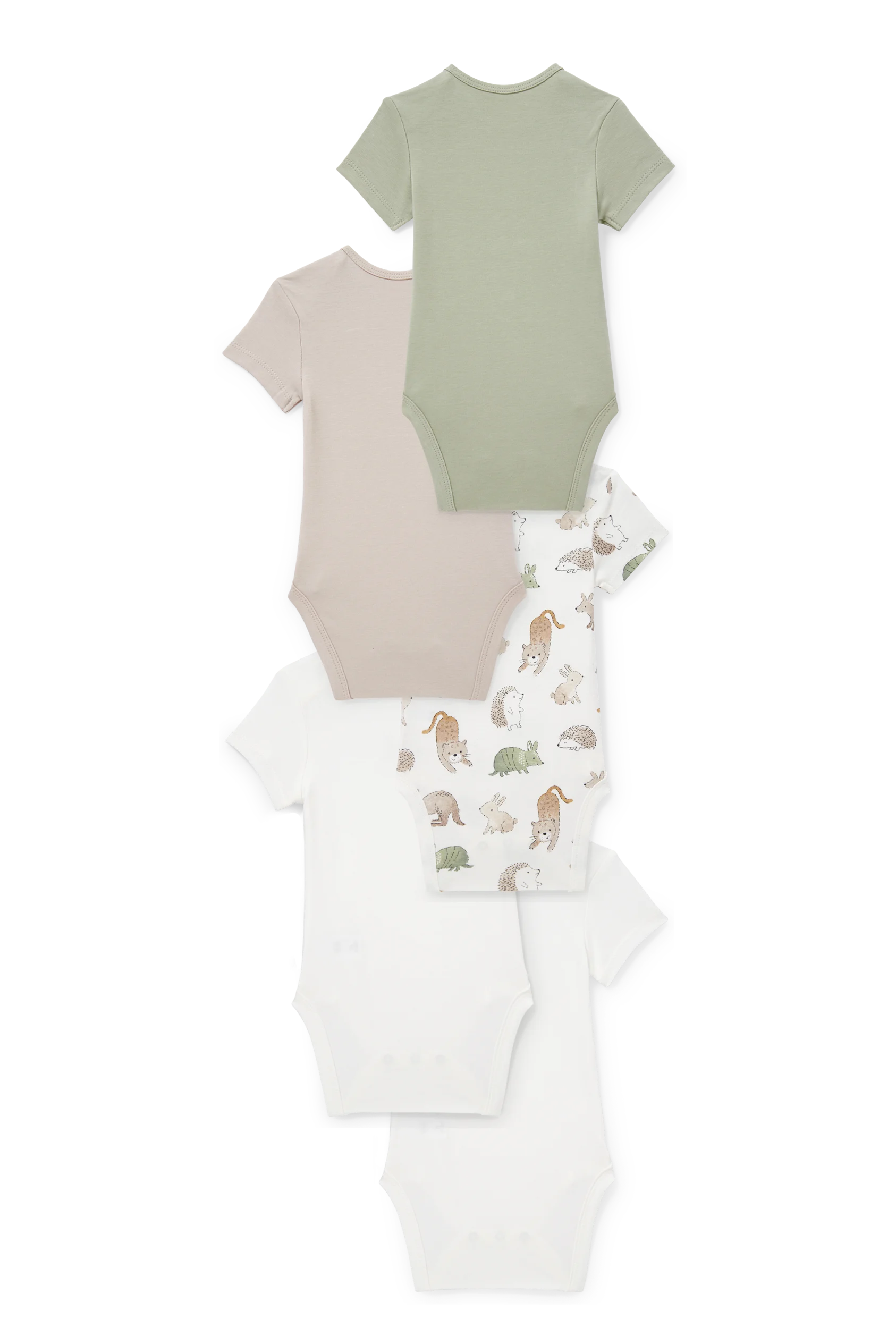 Multipack of 5 - baby bodysuit