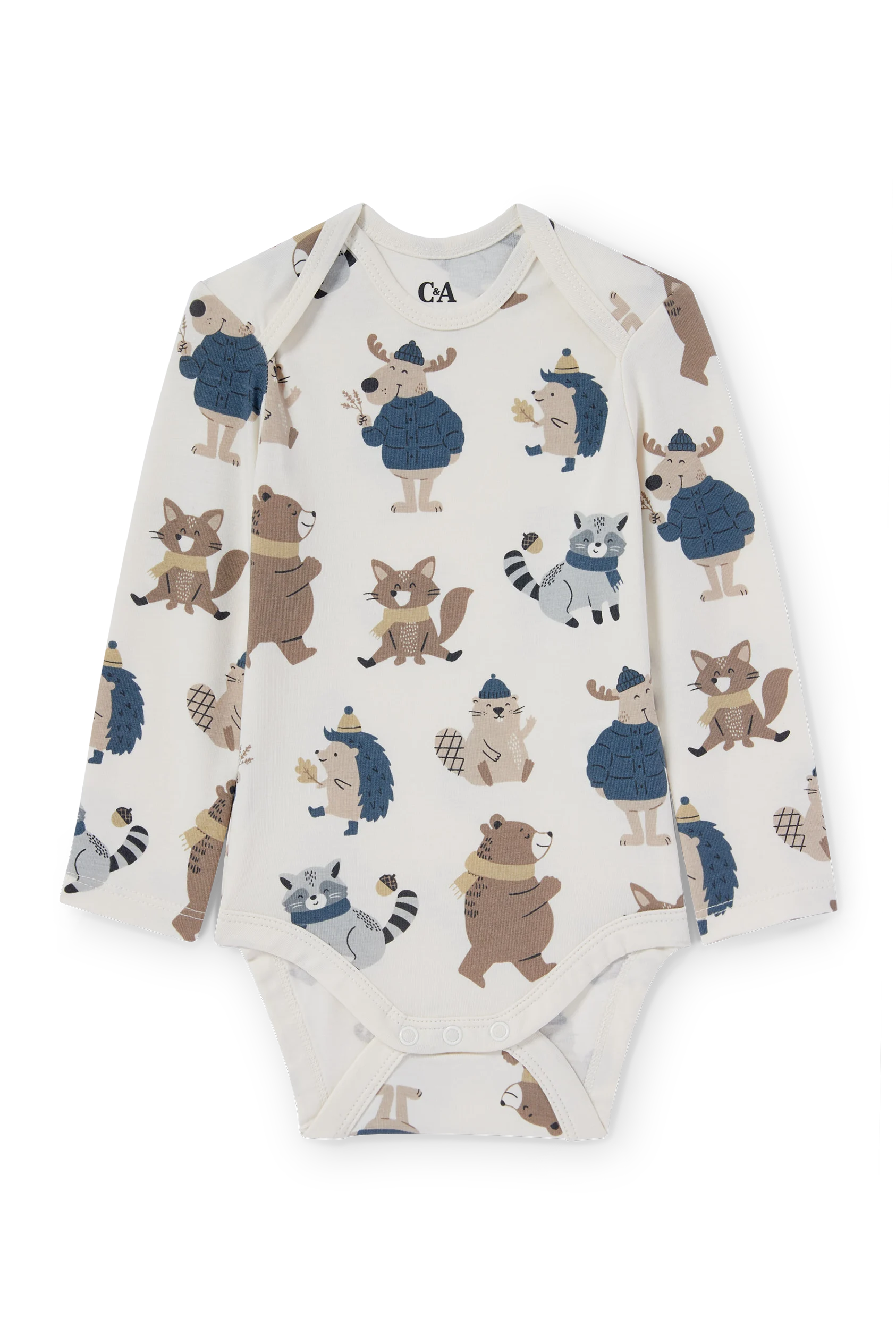 Woodland animals - baby bodysuit
