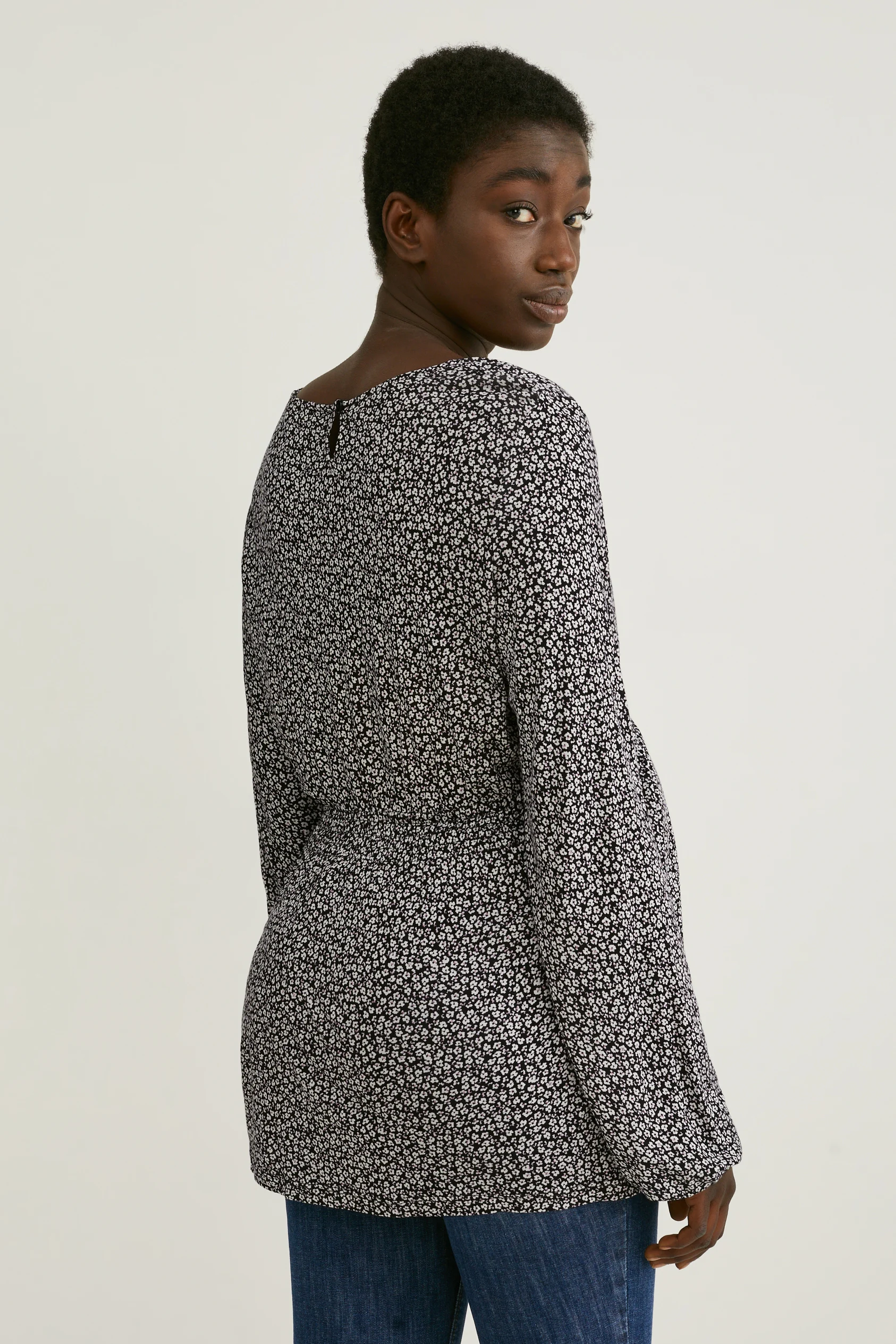 Maternity blouse - floral