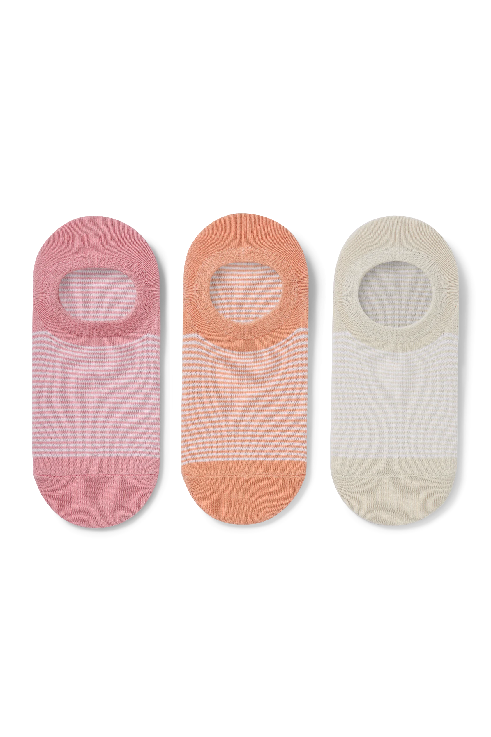 Multipack of 3 - trainer socks - striped