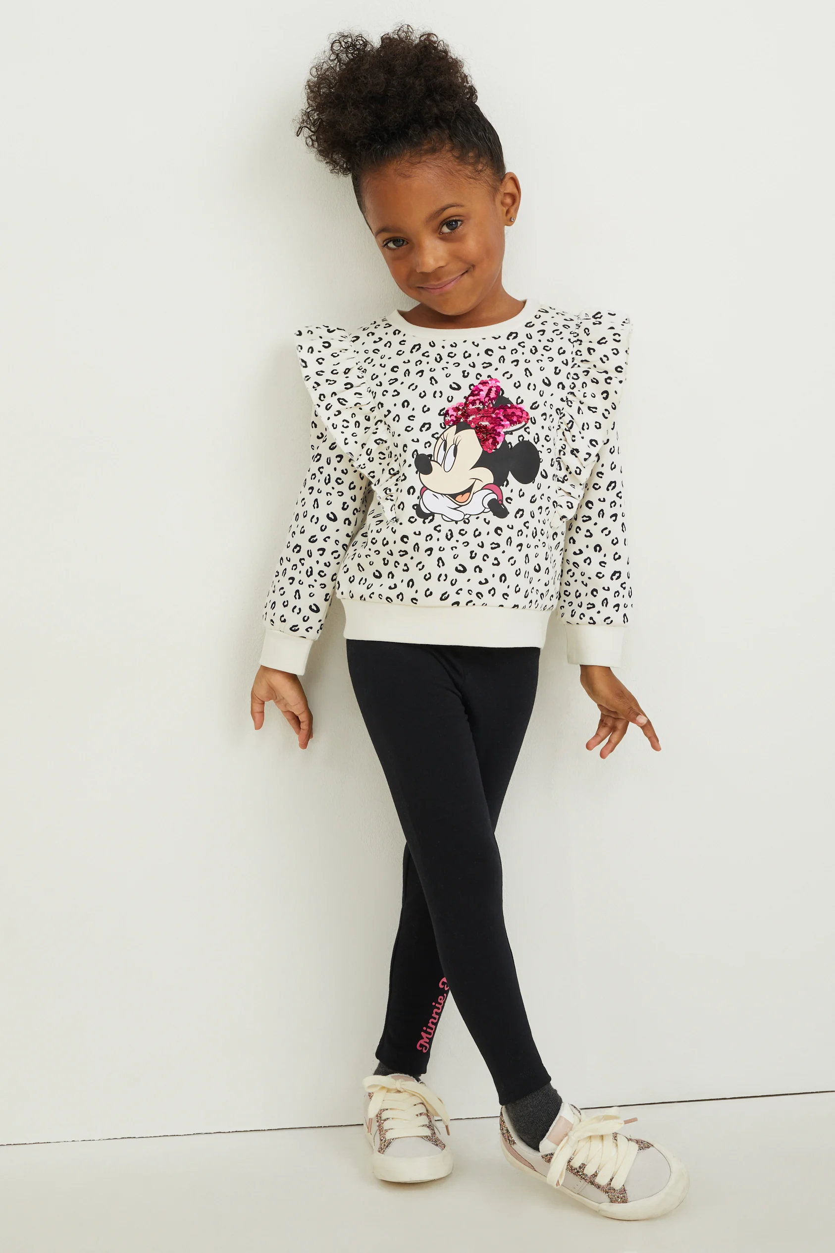 Minnie Mouse - set - sweatshirt and thermal leggings - 2 piece