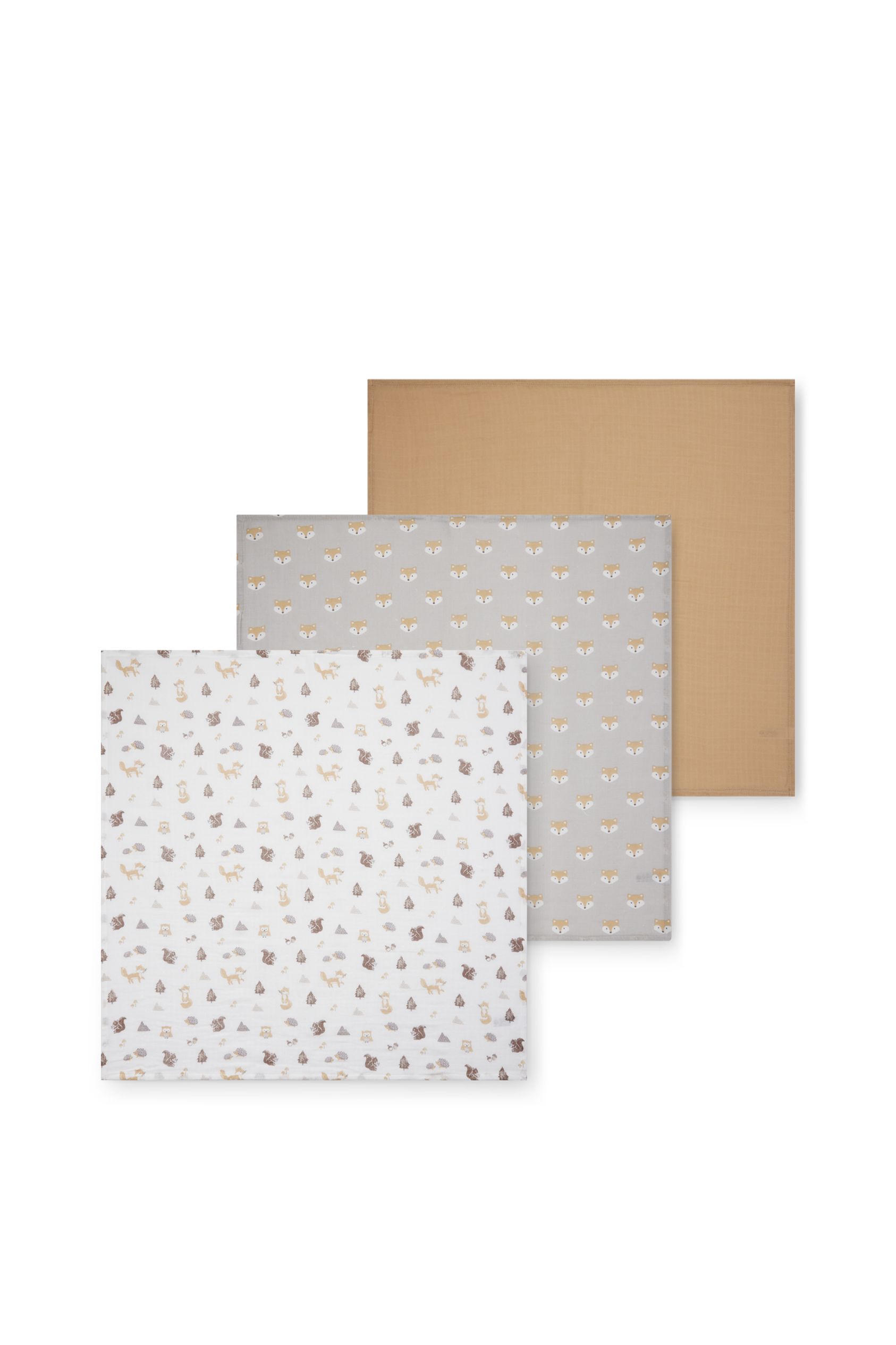 Multipack of 3 - baby muslin square