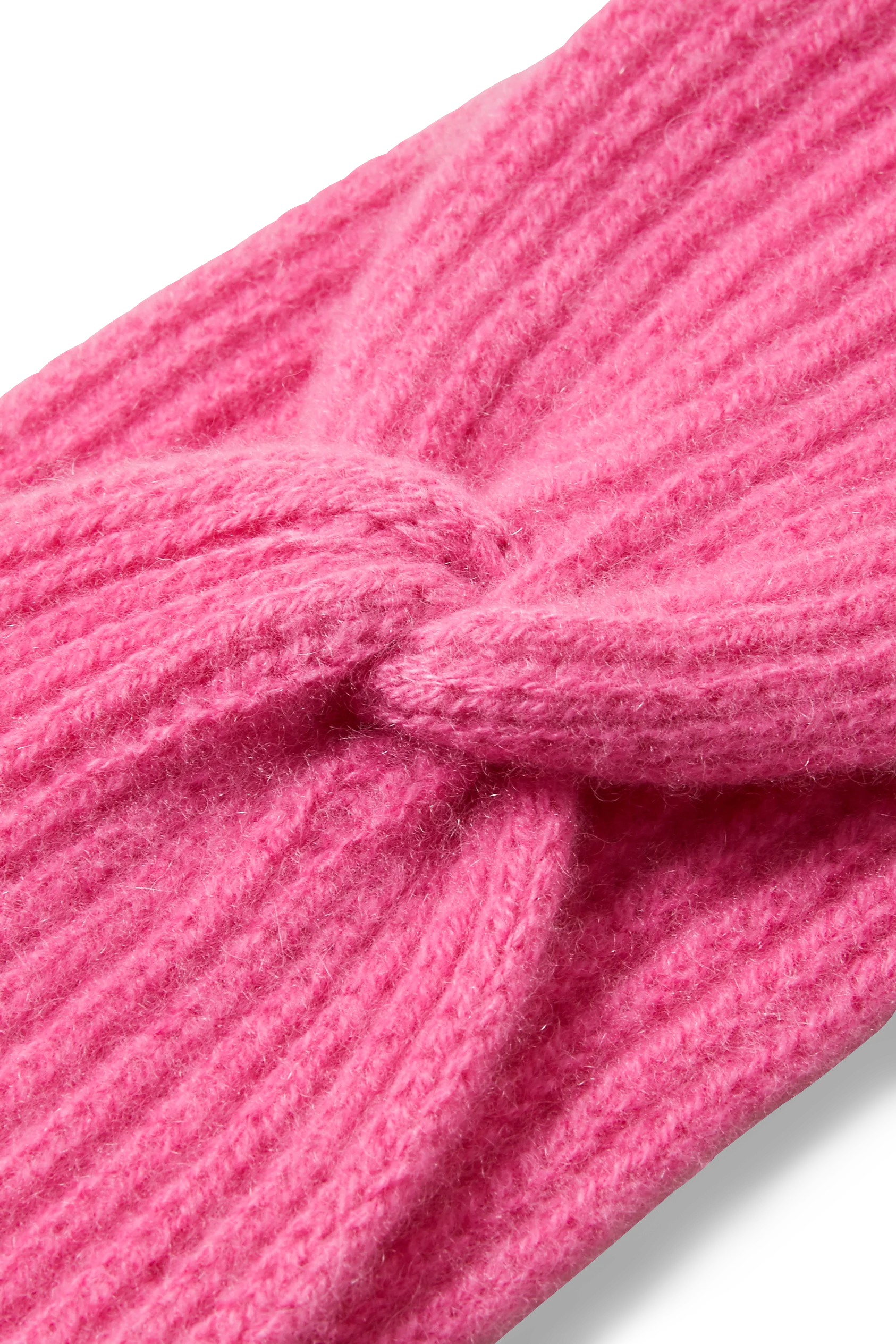 Cashmere headband with knot detail