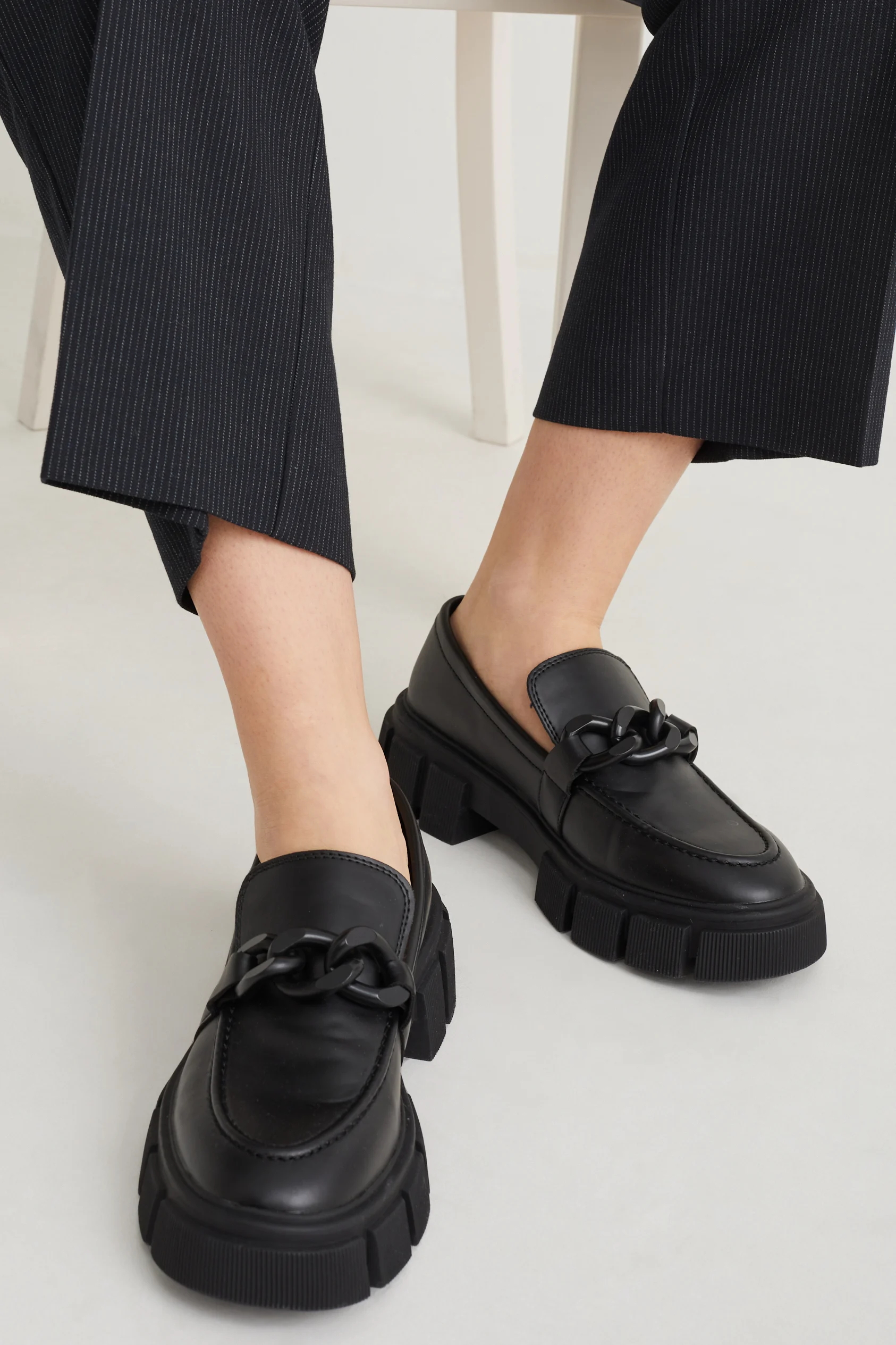 Loafers - faux leather